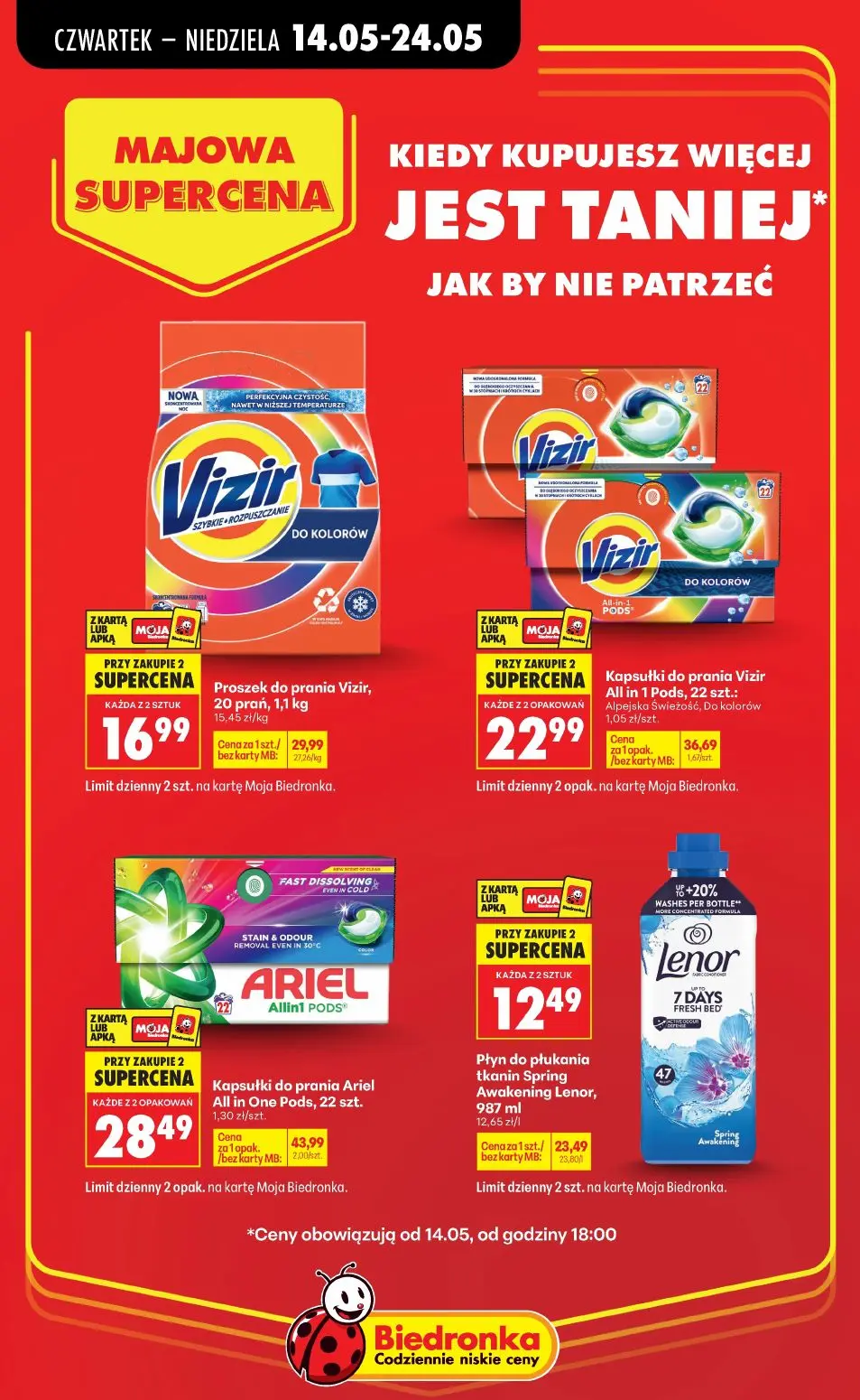 gazetka promocyjna Biedronka Majowa super cena - Strona 3