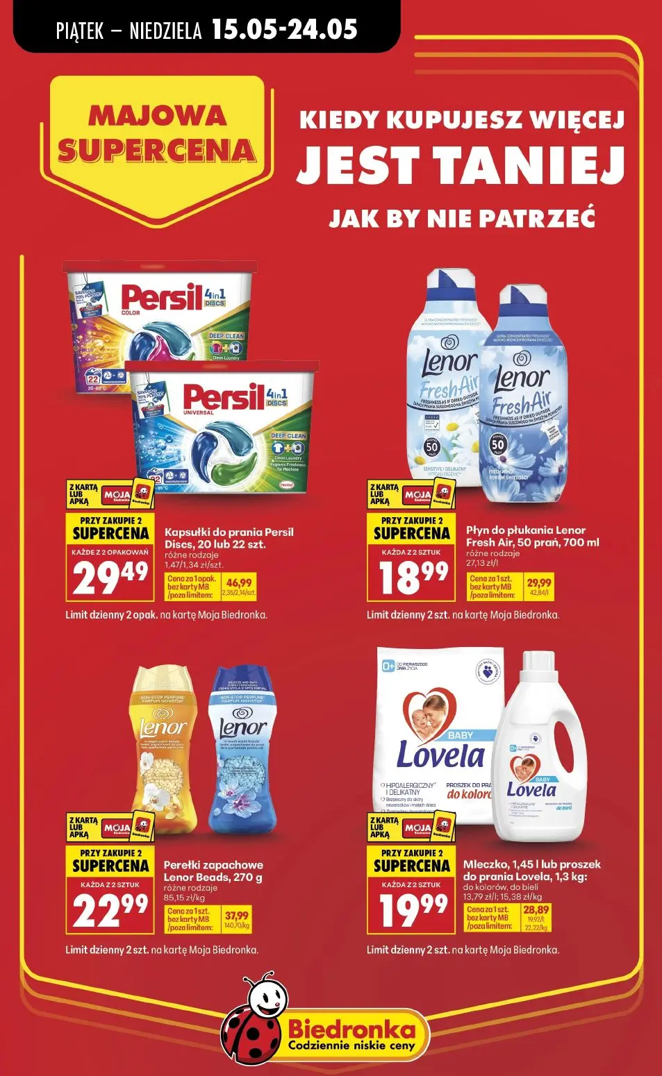 gazetka promocyjna Biedronka Majowa super cena - Strona 4