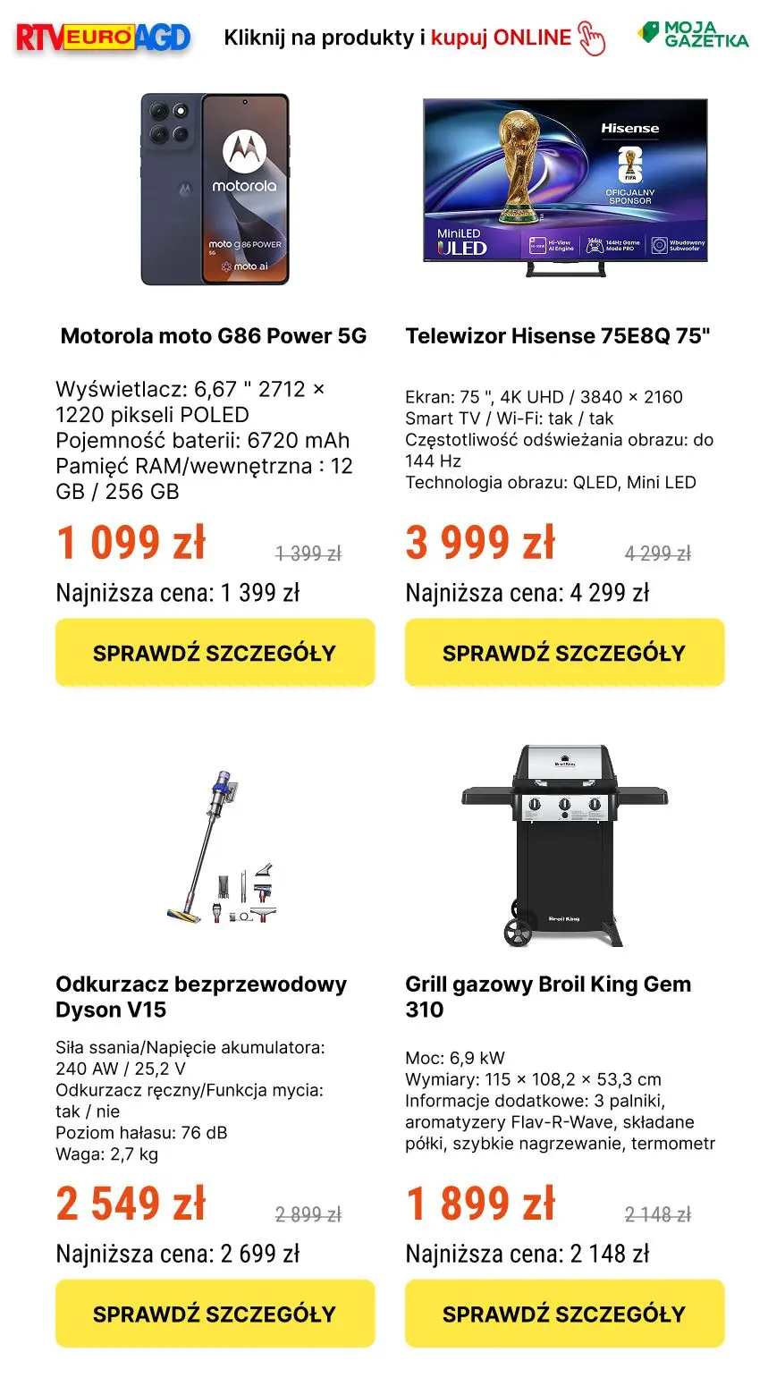 gazetka promocyjna RTV EURO AGD Majówka rabatówka w RTV EURO AGD - najlepsze promocje - Strona 2