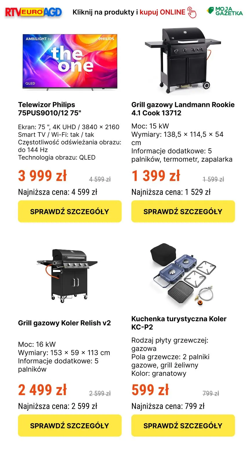 gazetka promocyjna RTV EURO AGD Majówka rabatówka w RTV EURO AGD - najlepsze promocje - Strona 5