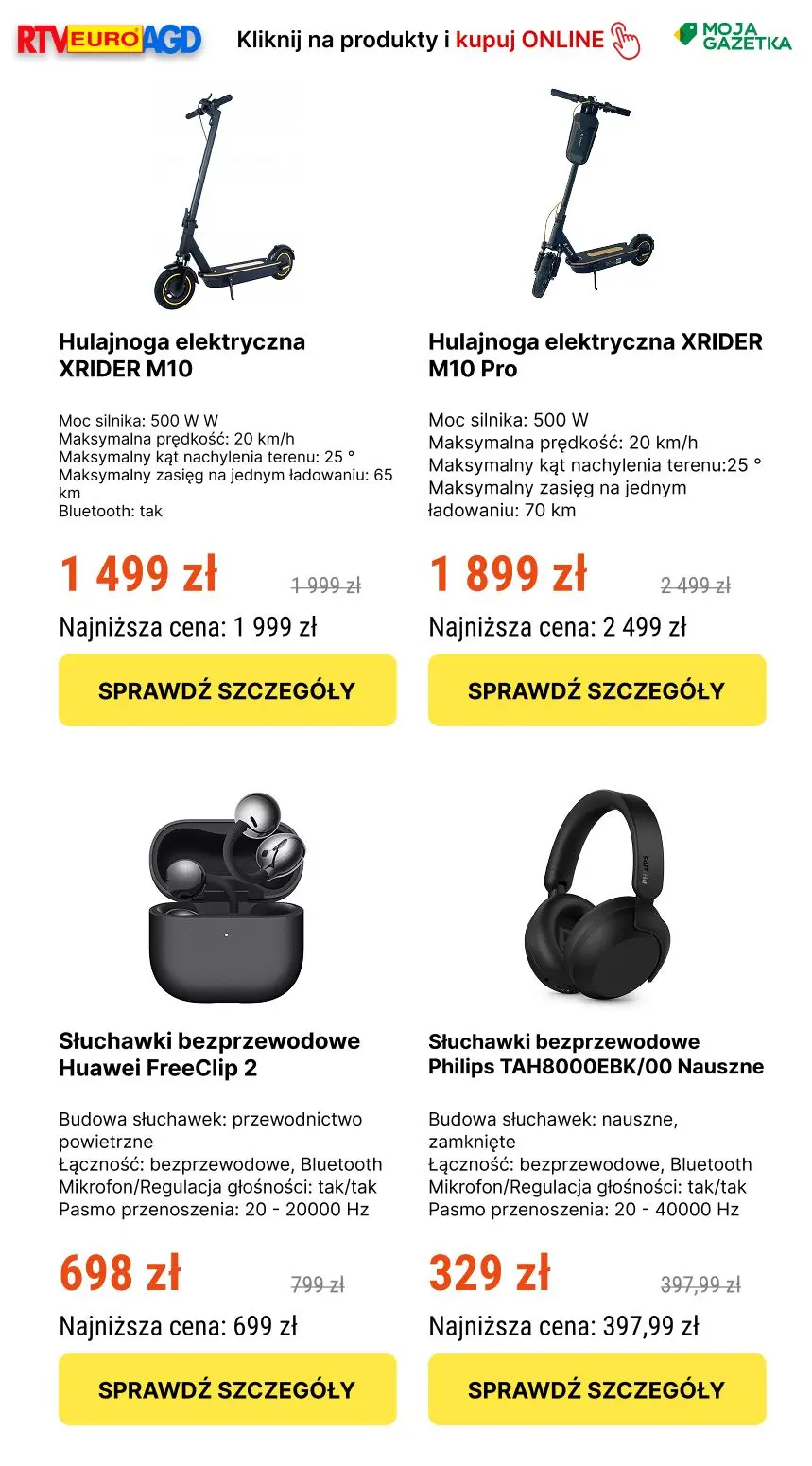 gazetka promocyjna RTV EURO AGD Majówka rabatówka w RTV EURO AGD - najlepsze promocje - Strona 6