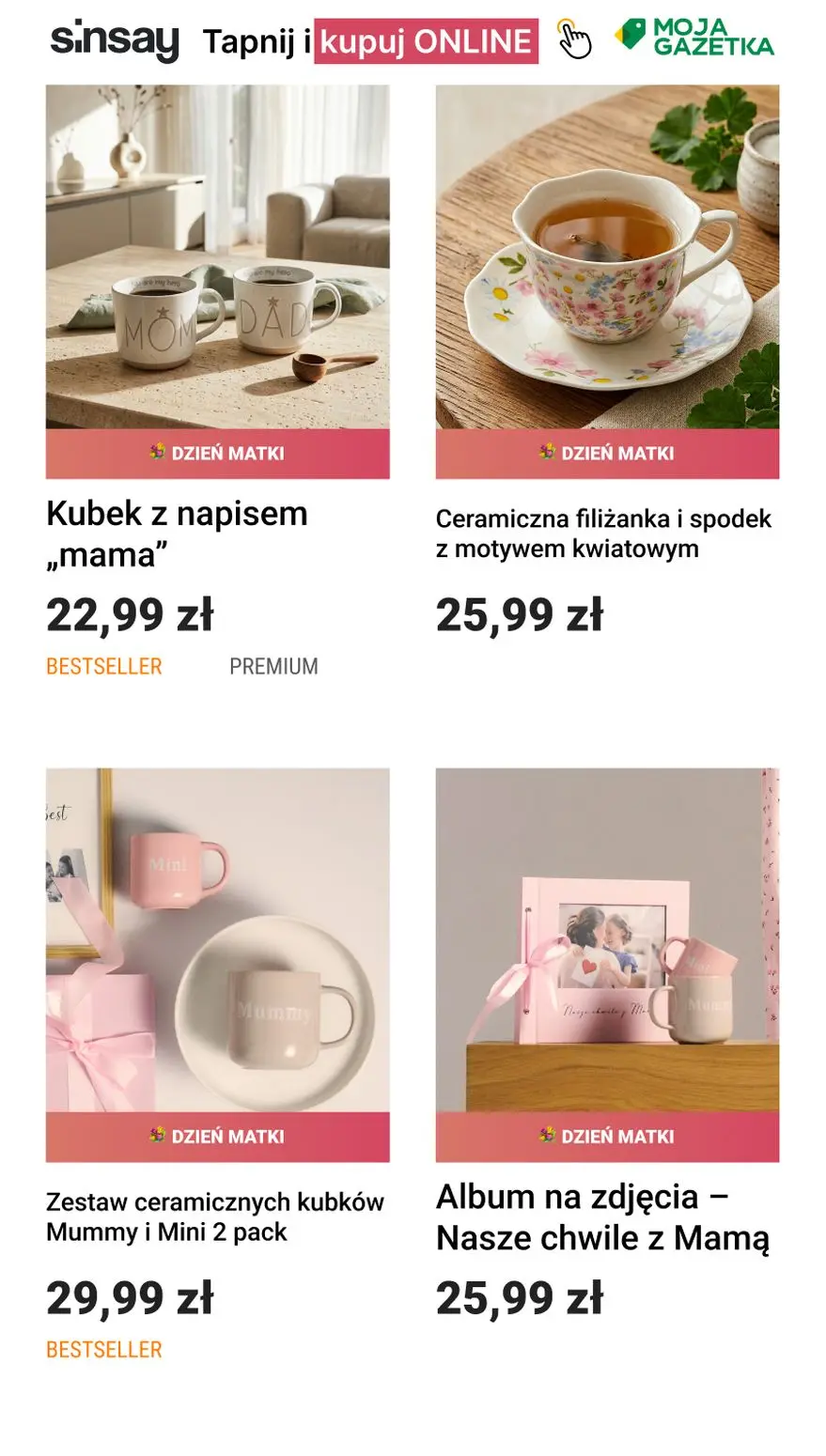 gazetka promocyjna Sinsay 💐 Dzień Matki - Strona 2