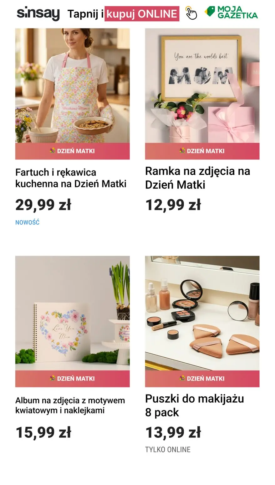 gazetka promocyjna Sinsay 💐 Dzień Matki - Strona 3