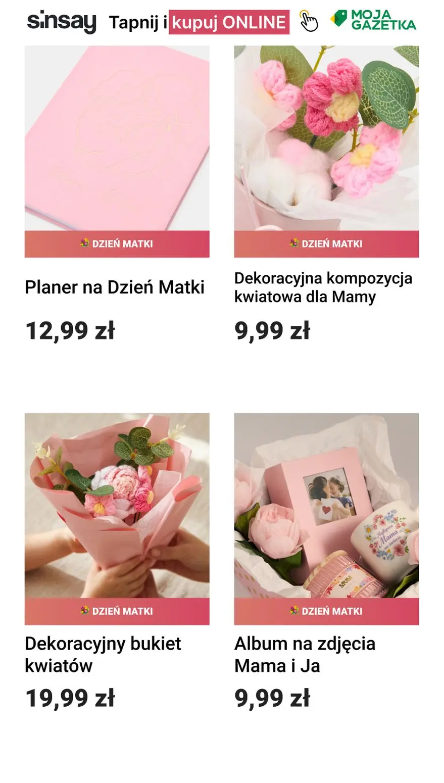 gazetka promocyjna Sinsay 💐 Dzień Matki - Strona 4