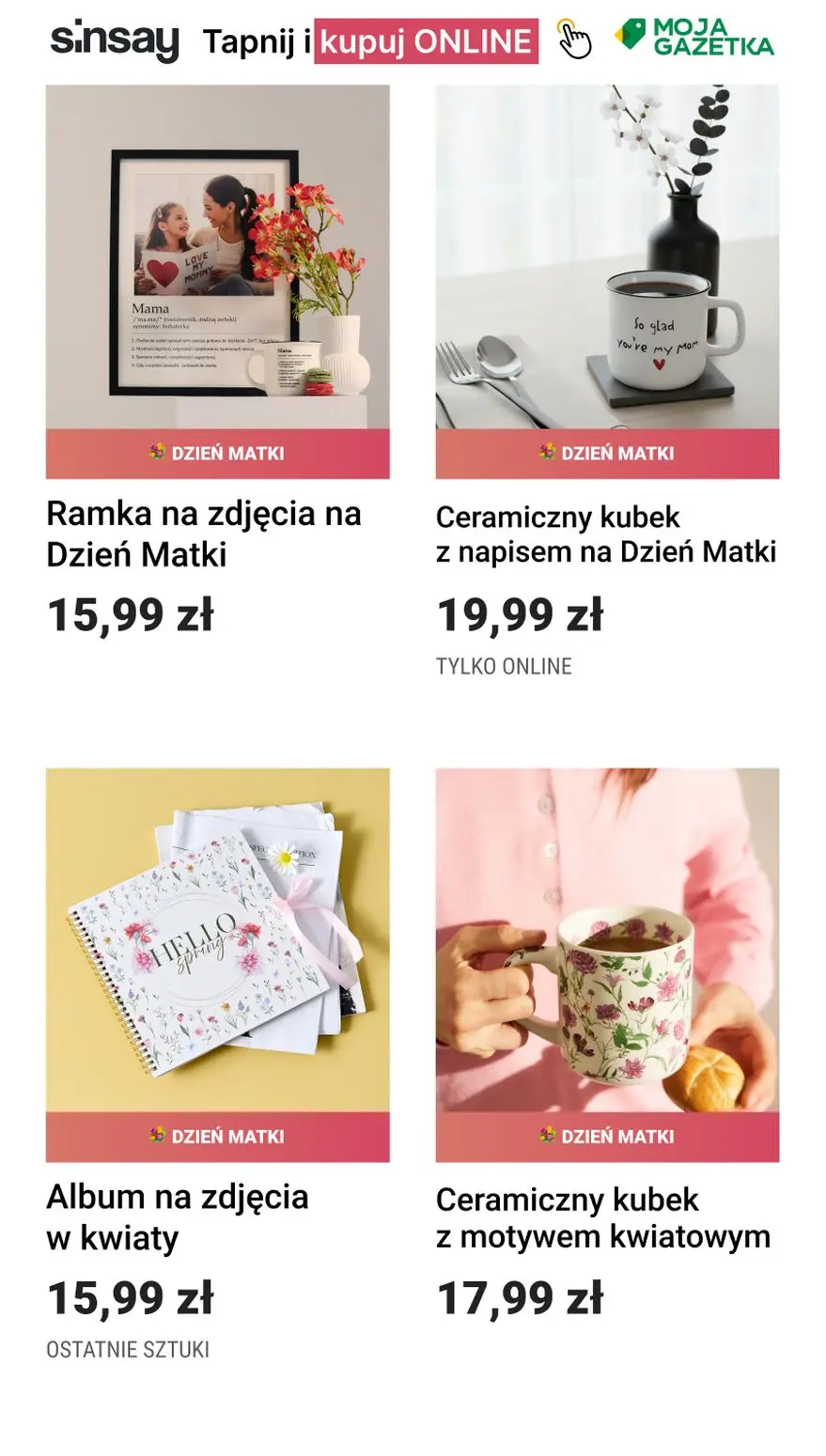 gazetka promocyjna Sinsay 💐 Dzień Matki - Strona 5