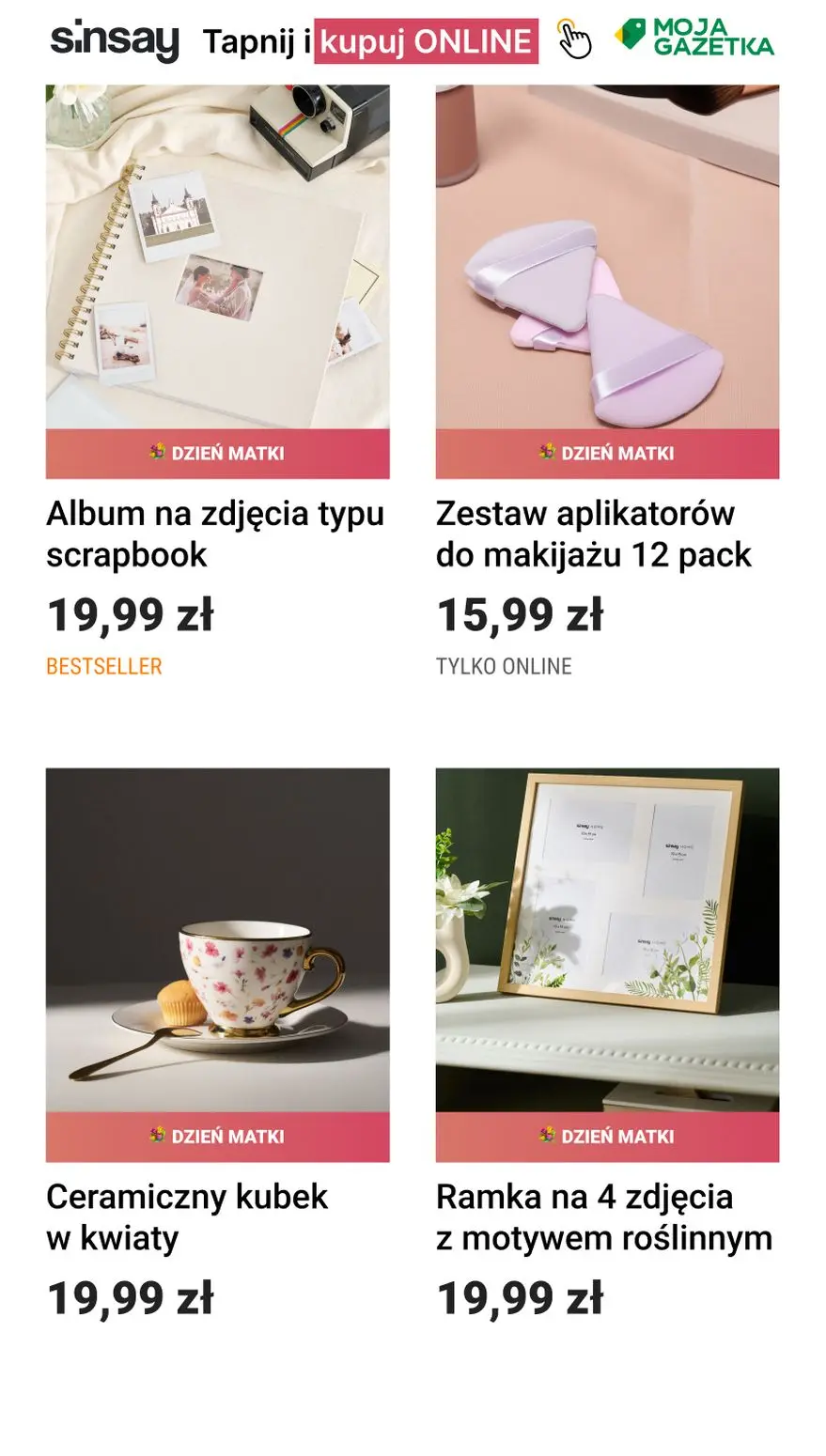 gazetka promocyjna Sinsay 💐 Dzień Matki - Strona 6