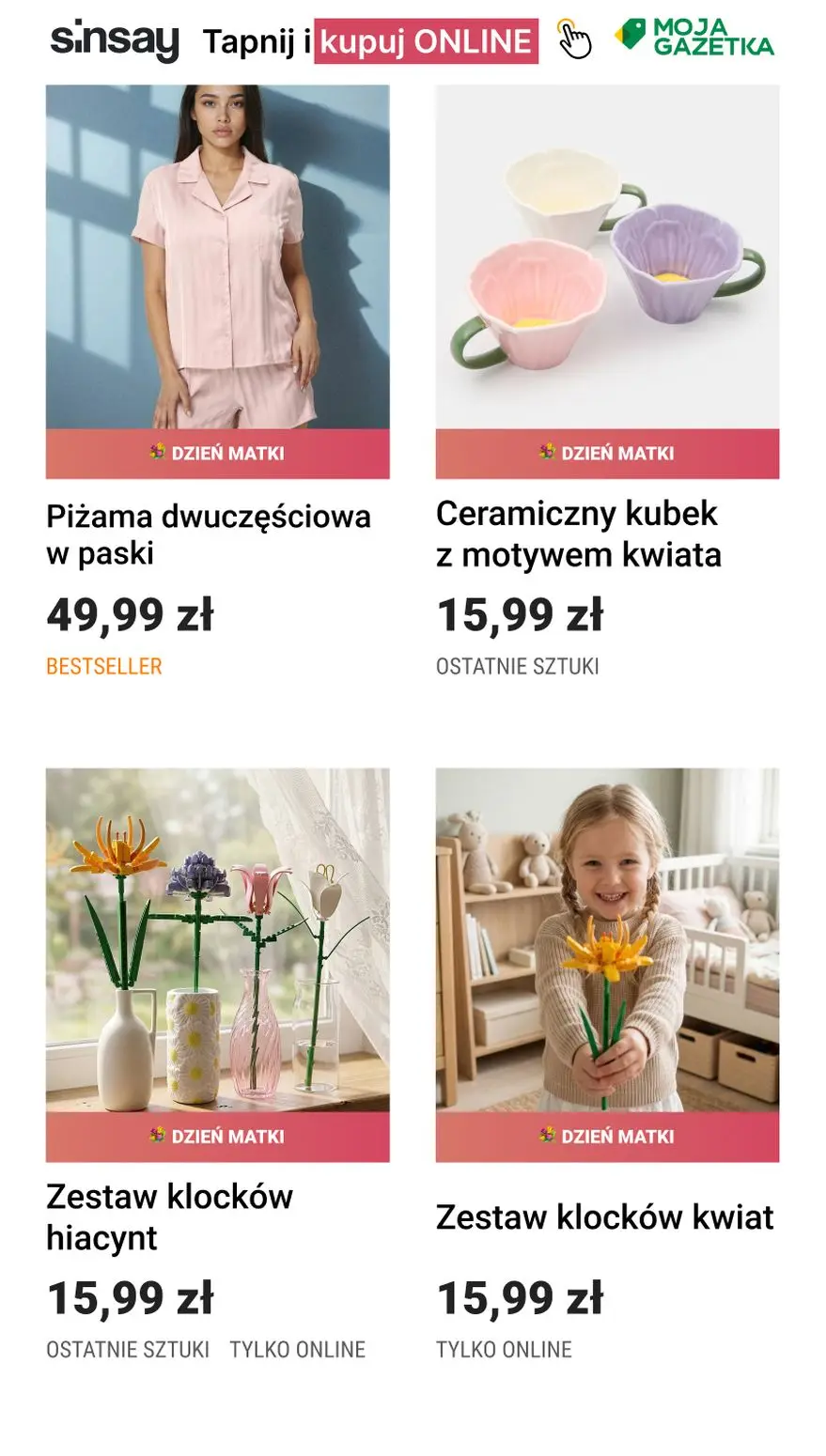 gazetka promocyjna Sinsay 💐 Dzień Matki - Strona 7