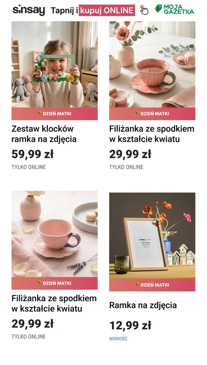gazetka promocyjna Sinsay 💐 Dzień Matki - Strona 4