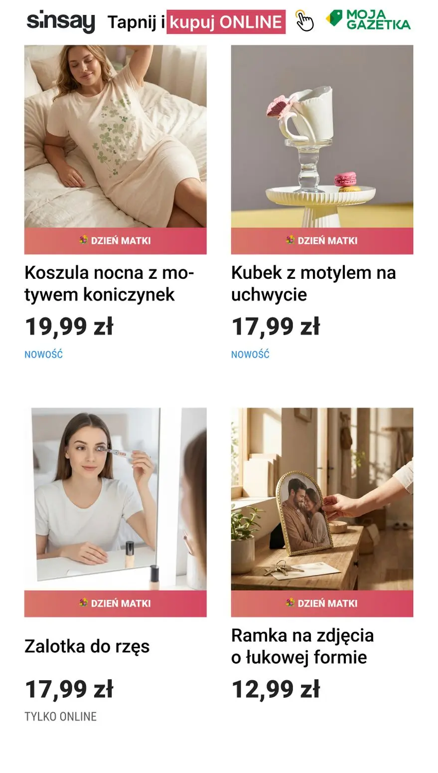 gazetka promocyjna Sinsay 💐 Dzień Matki - Strona 5