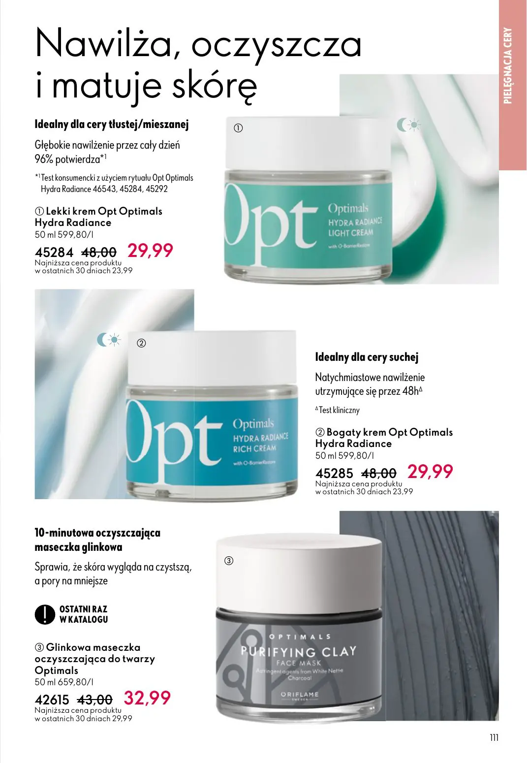 gazetka promocyjna ORIFLAME Pielęgnacja skóry, którą ona pokocha - Strona 111