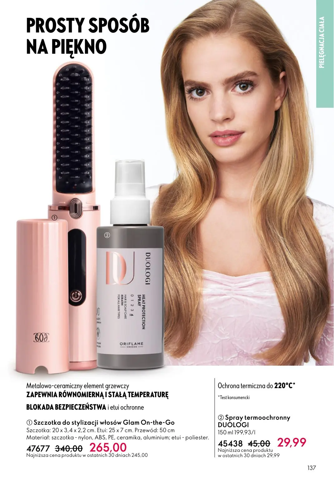gazetka promocyjna ORIFLAME Pielęgnacja skóry, którą ona pokocha - Strona 137