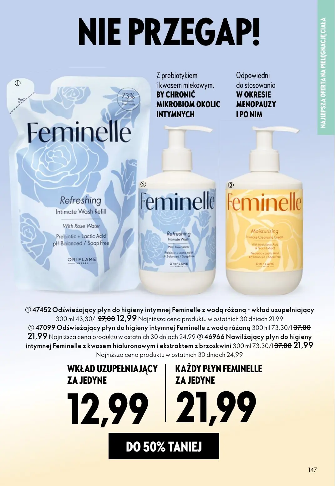 gazetka promocyjna ORIFLAME Pielęgnacja skóry, którą ona pokocha - Strona 147