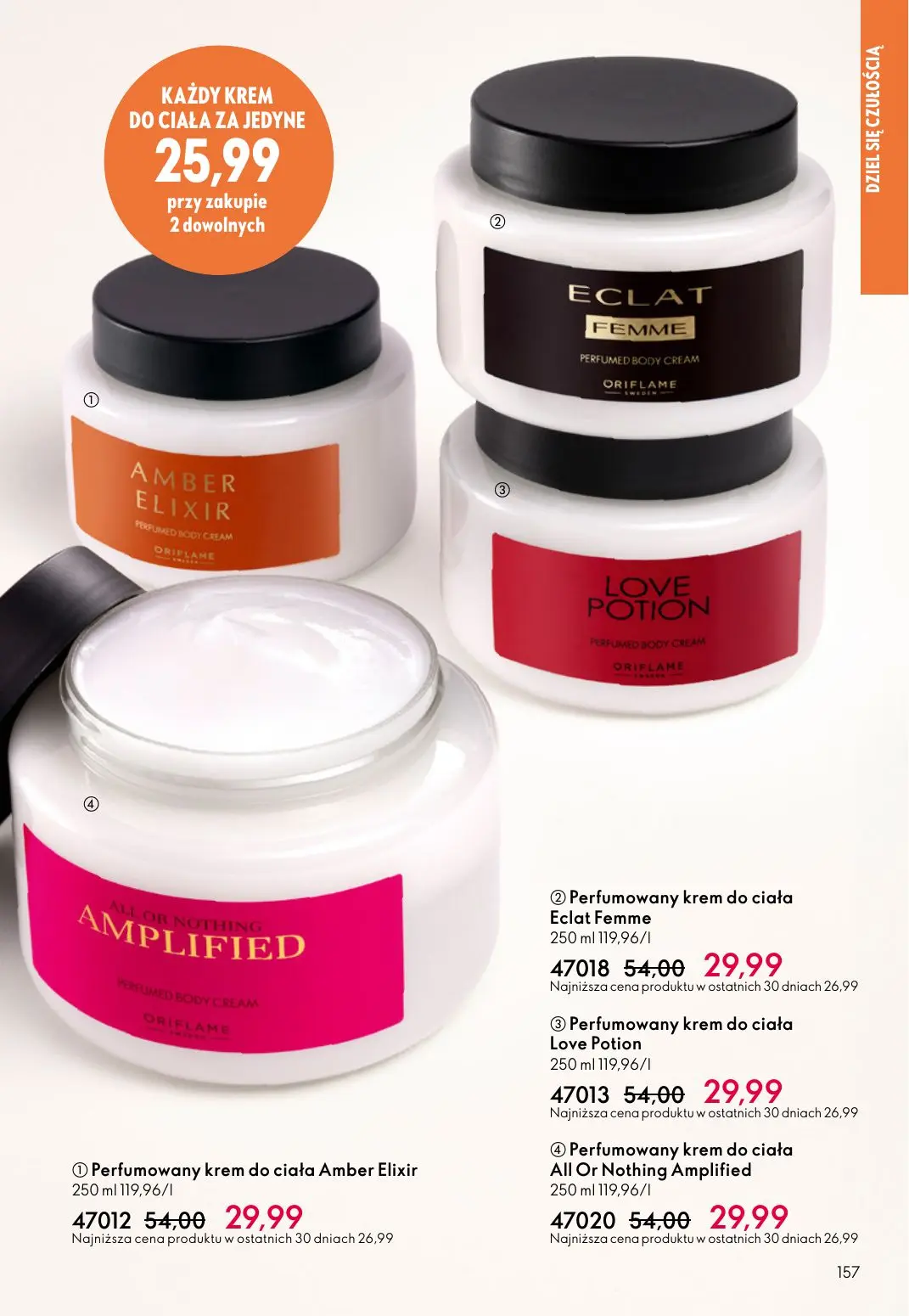 gazetka promocyjna ORIFLAME Pielęgnacja skóry, którą ona pokocha - Strona 157