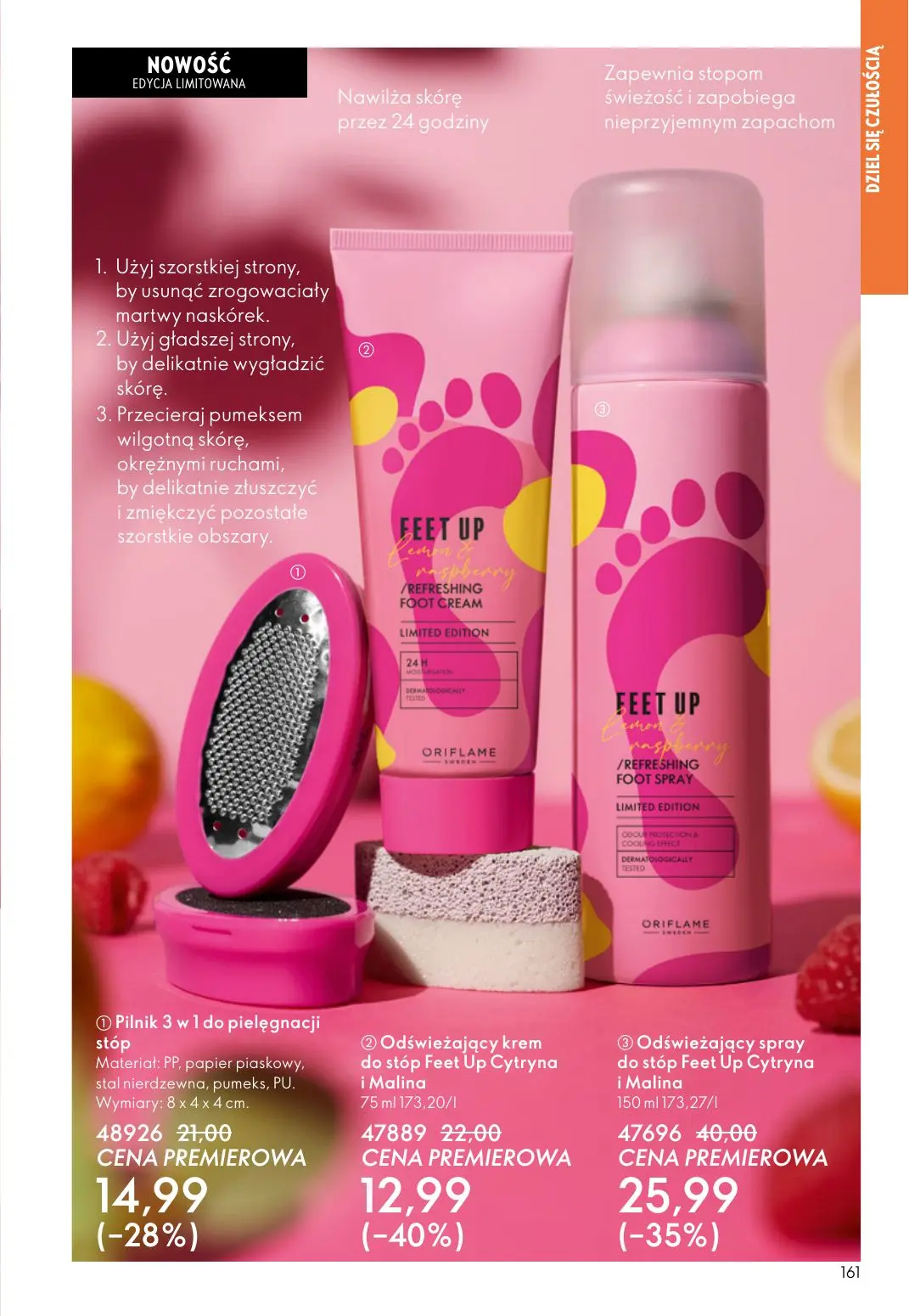 gazetka promocyjna ORIFLAME Pielęgnacja skóry, którą ona pokocha - Strona 161