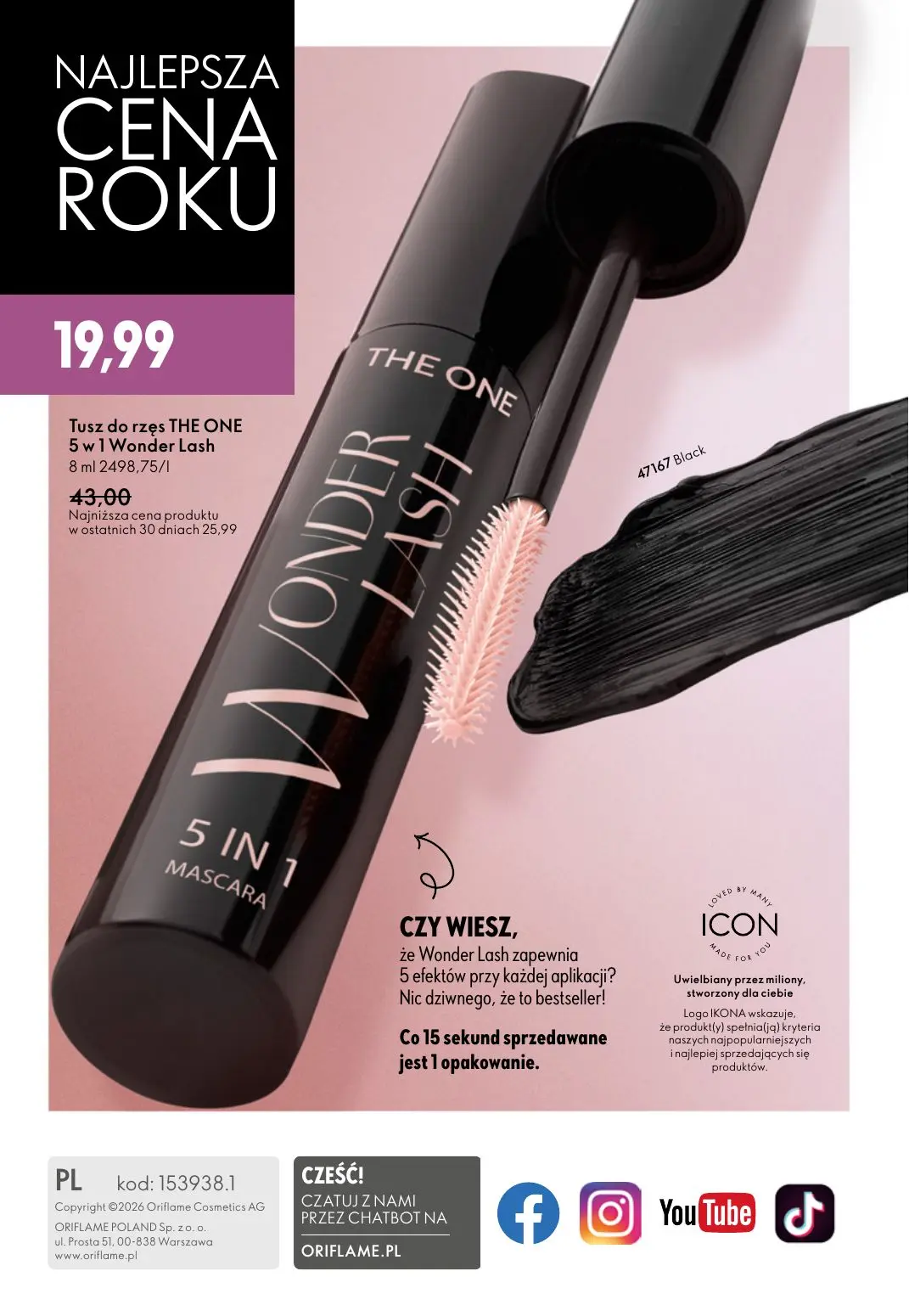 gazetka promocyjna ORIFLAME Pielęgnacja skóry, którą ona pokocha - Strona 164