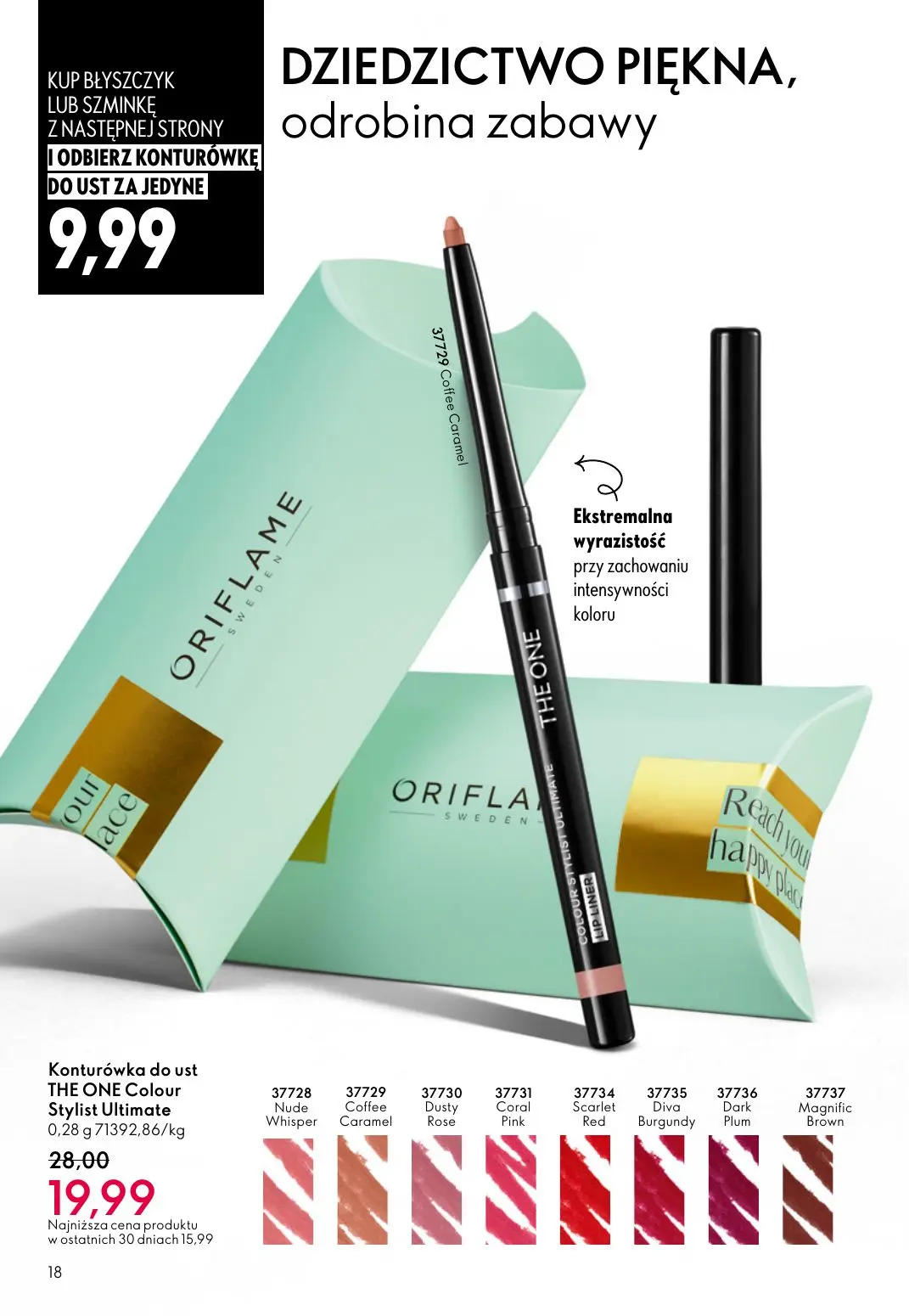 gazetka promocyjna ORIFLAME Pielęgnacja skóry, którą ona pokocha - Strona 18