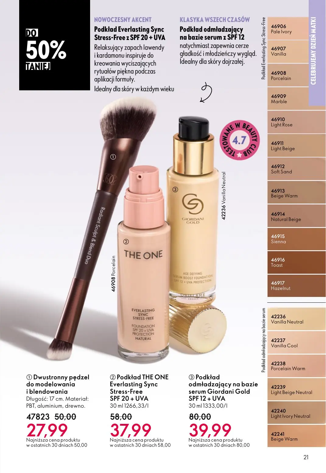 gazetka promocyjna ORIFLAME Pielęgnacja skóry, którą ona pokocha - Strona 21