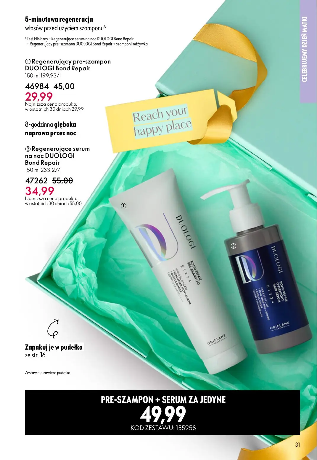 gazetka promocyjna ORIFLAME Pielęgnacja skóry, którą ona pokocha - Strona 31