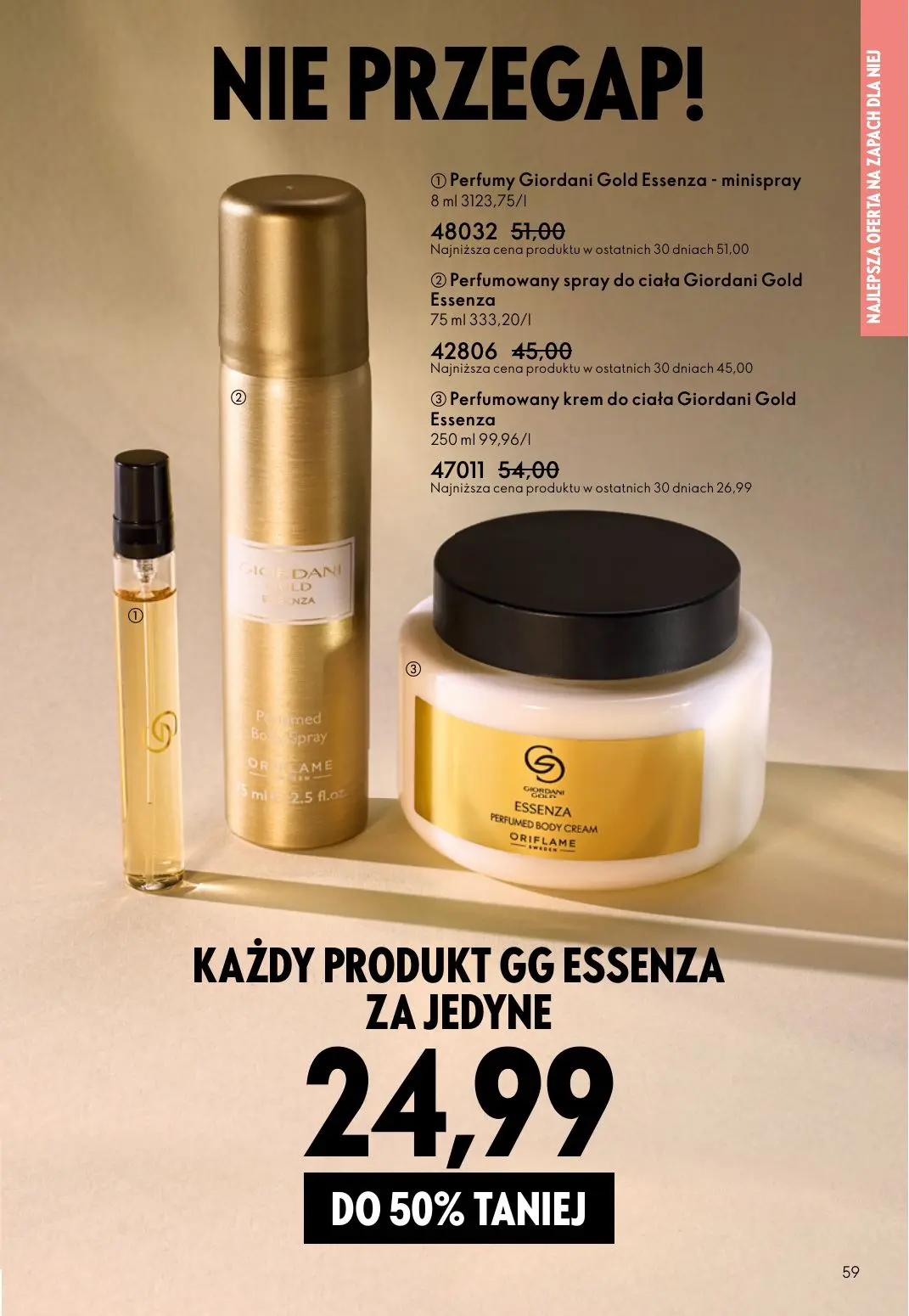 gazetka promocyjna ORIFLAME Pielęgnacja skóry, którą ona pokocha - Strona 59