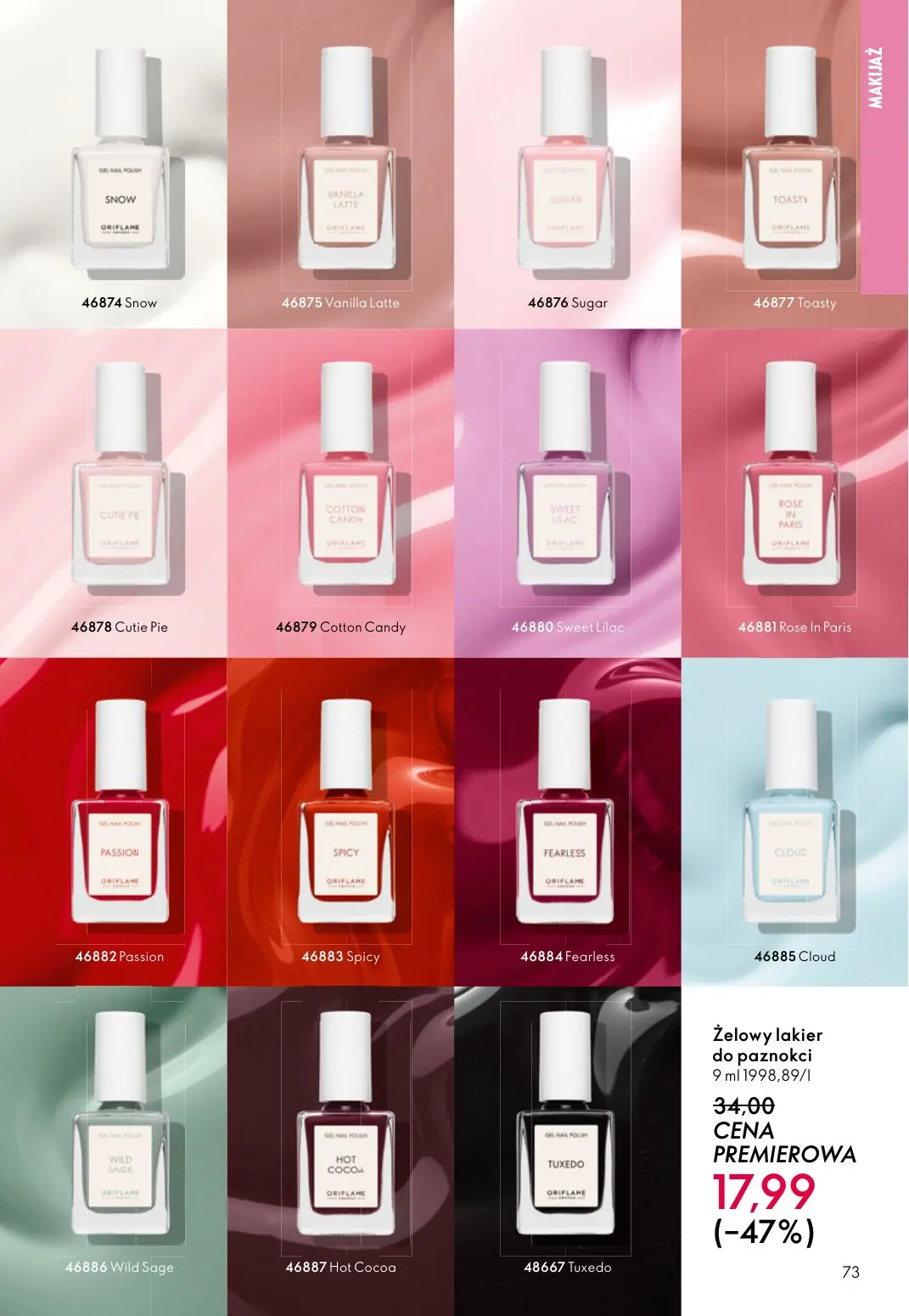gazetka promocyjna ORIFLAME Pielęgnacja skóry, którą ona pokocha - Strona 73