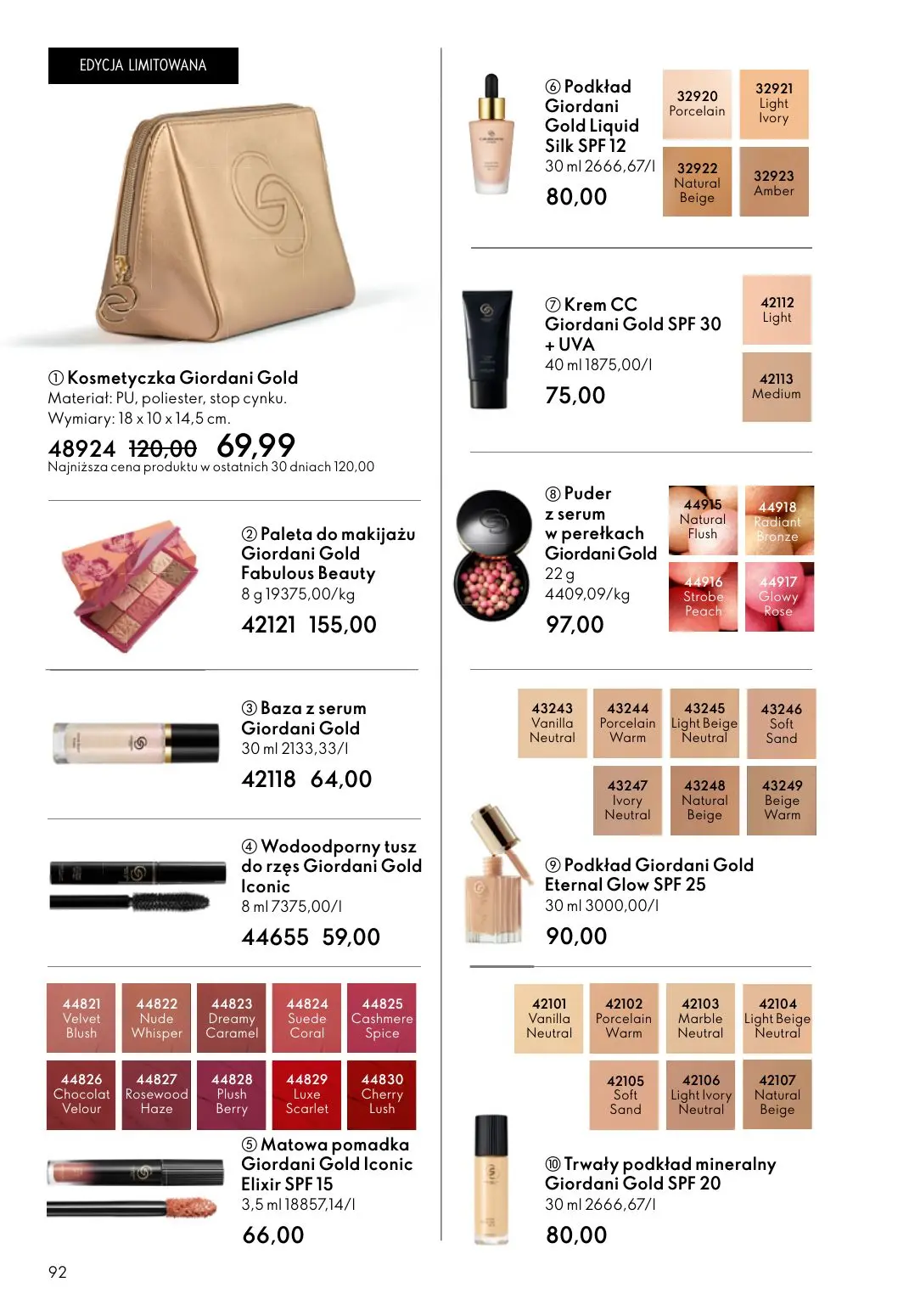 gazetka promocyjna ORIFLAME Pielęgnacja skóry, którą ona pokocha - Strona 92