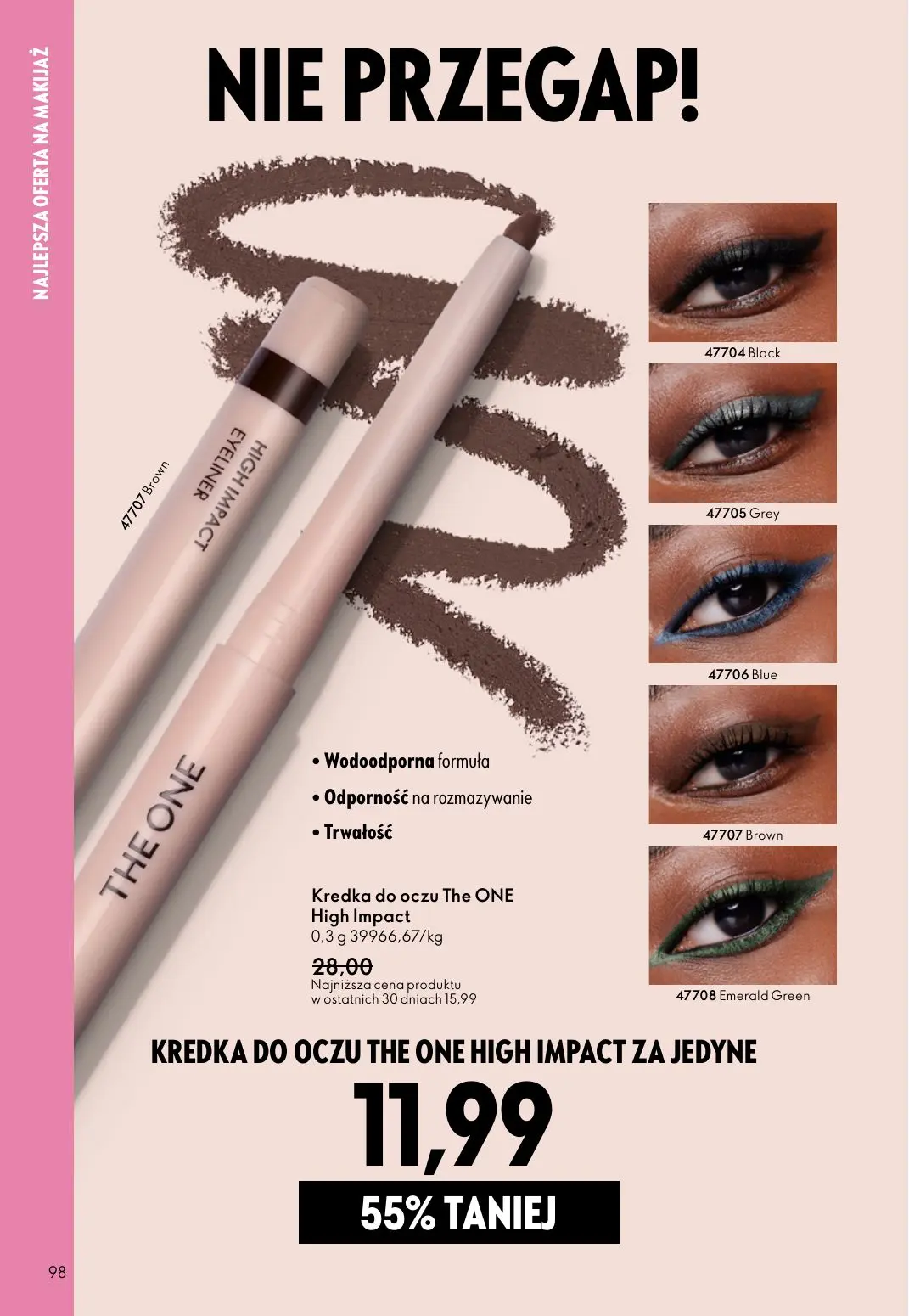 gazetka promocyjna ORIFLAME Pielęgnacja skóry, którą ona pokocha - Strona 98