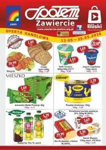 Gazetka promocyjna Społem Zawiercie, ważna od 2026-05-13 do 2026-05-26.
