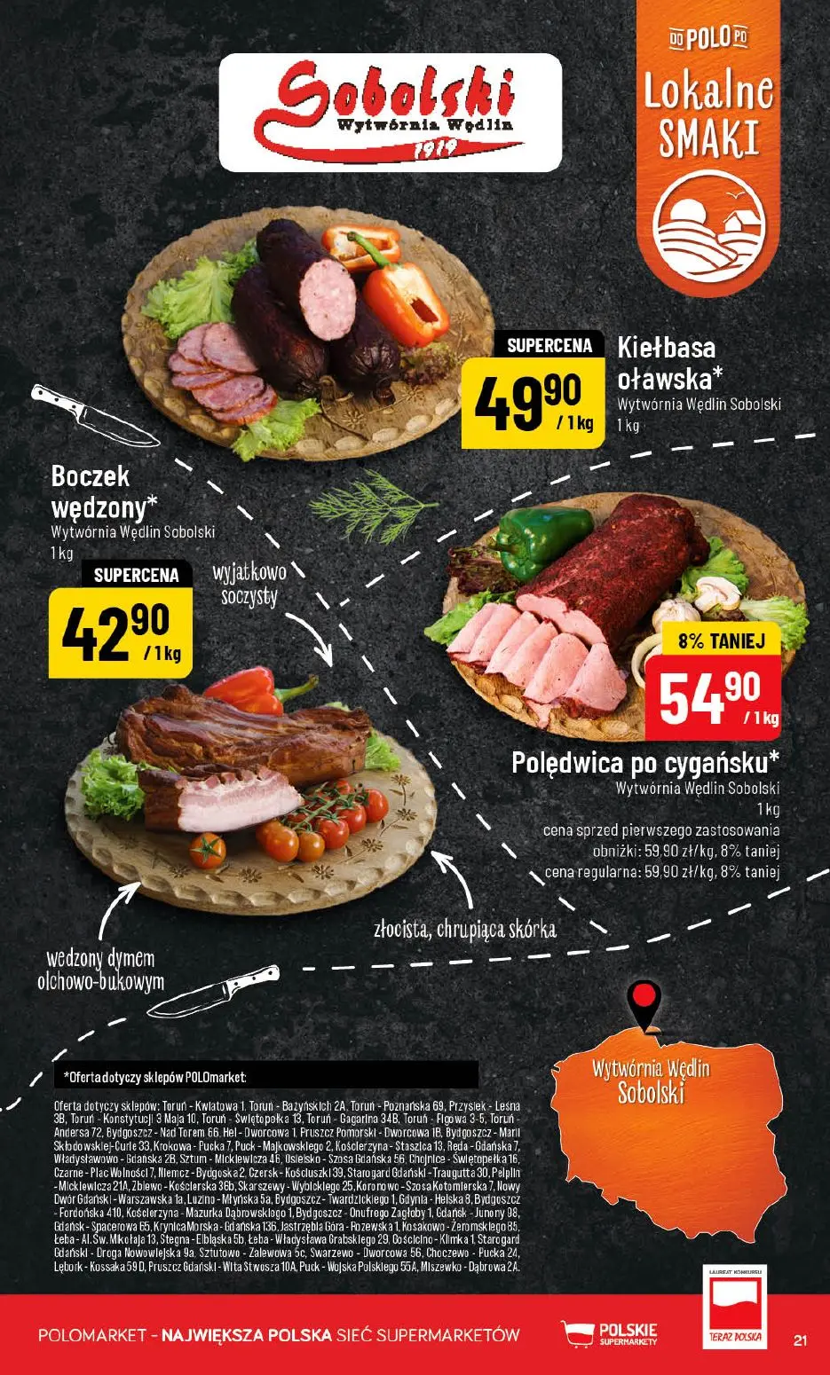 gazetka promocyjna POLOmarket Kujawsko-pomorskie, Pomorskie - Mamy okazje - Strona 21