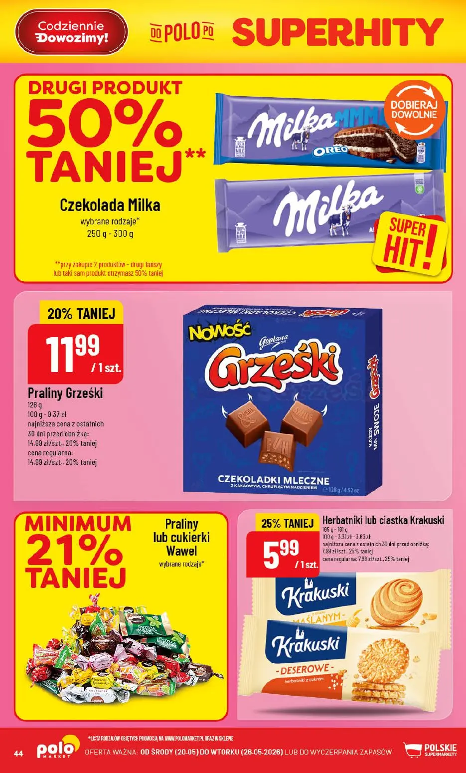 gazetka promocyjna POLOmarket Mamy okazje na Dzień Mamy 💗 - Strona 44