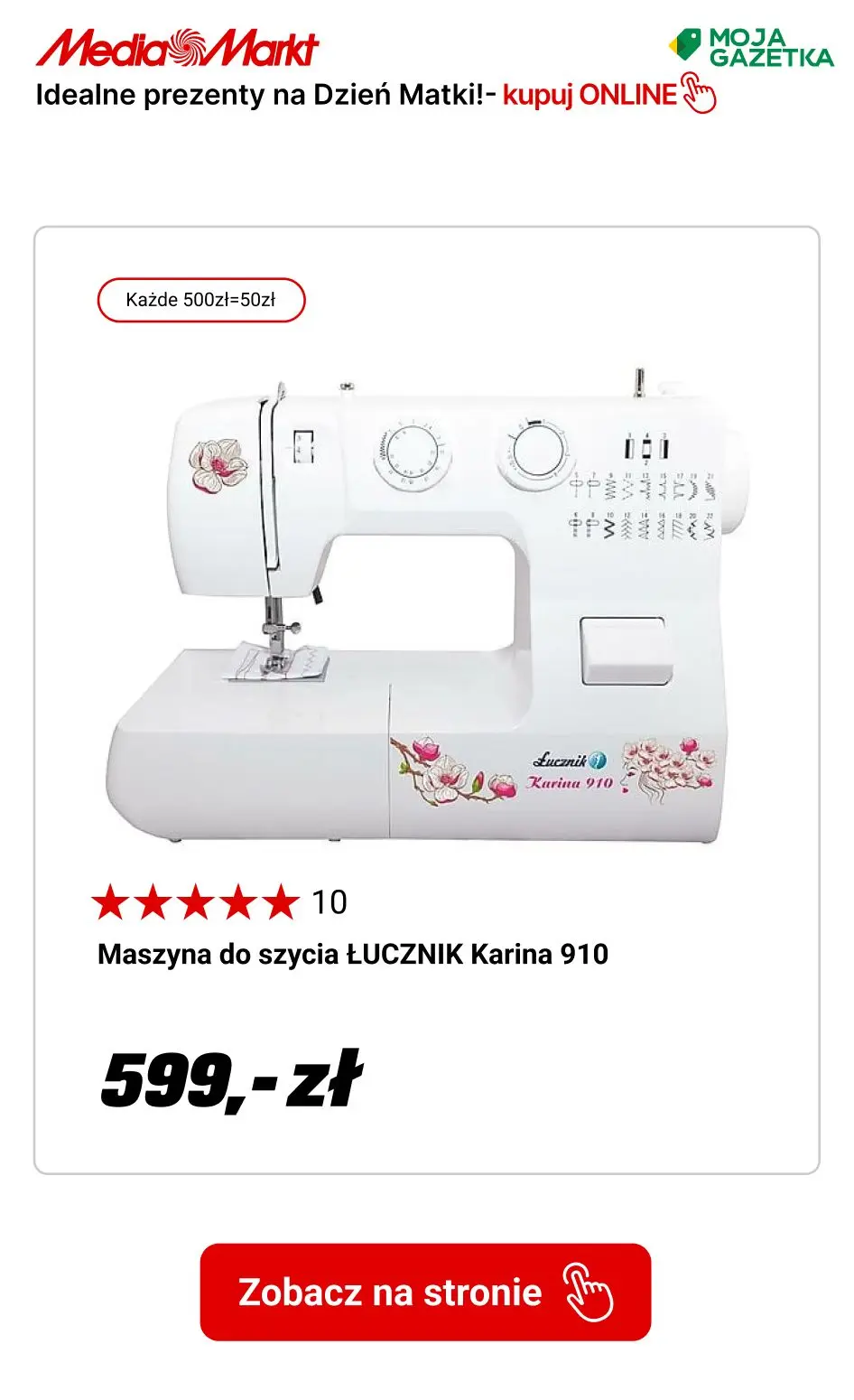 gazetka promocyjna Media Markt Idealny prezent na Dzień Matki! - Strona 10