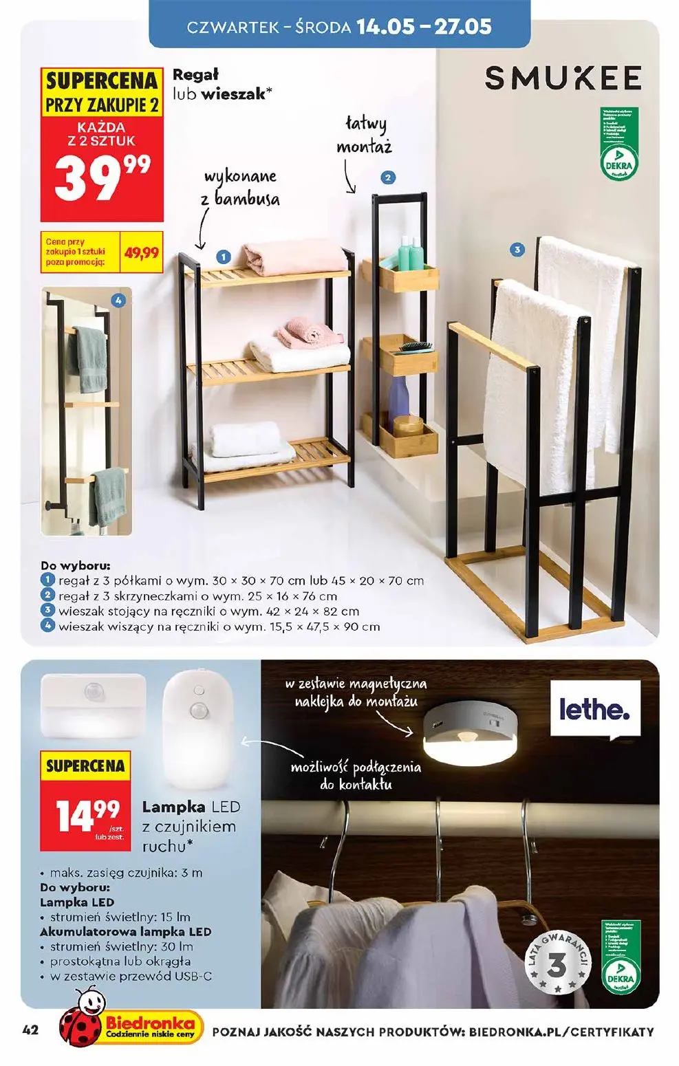 gazetka promocyjna Biedronka Hity i inspiracje - Strona 42