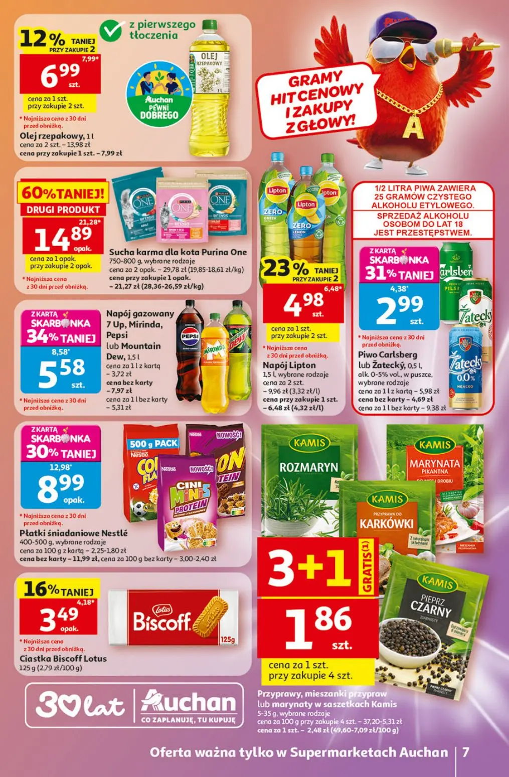 gazetka promocyjna Auchan Supermarket Urodzinowe Hity Cenowe - Strona 7