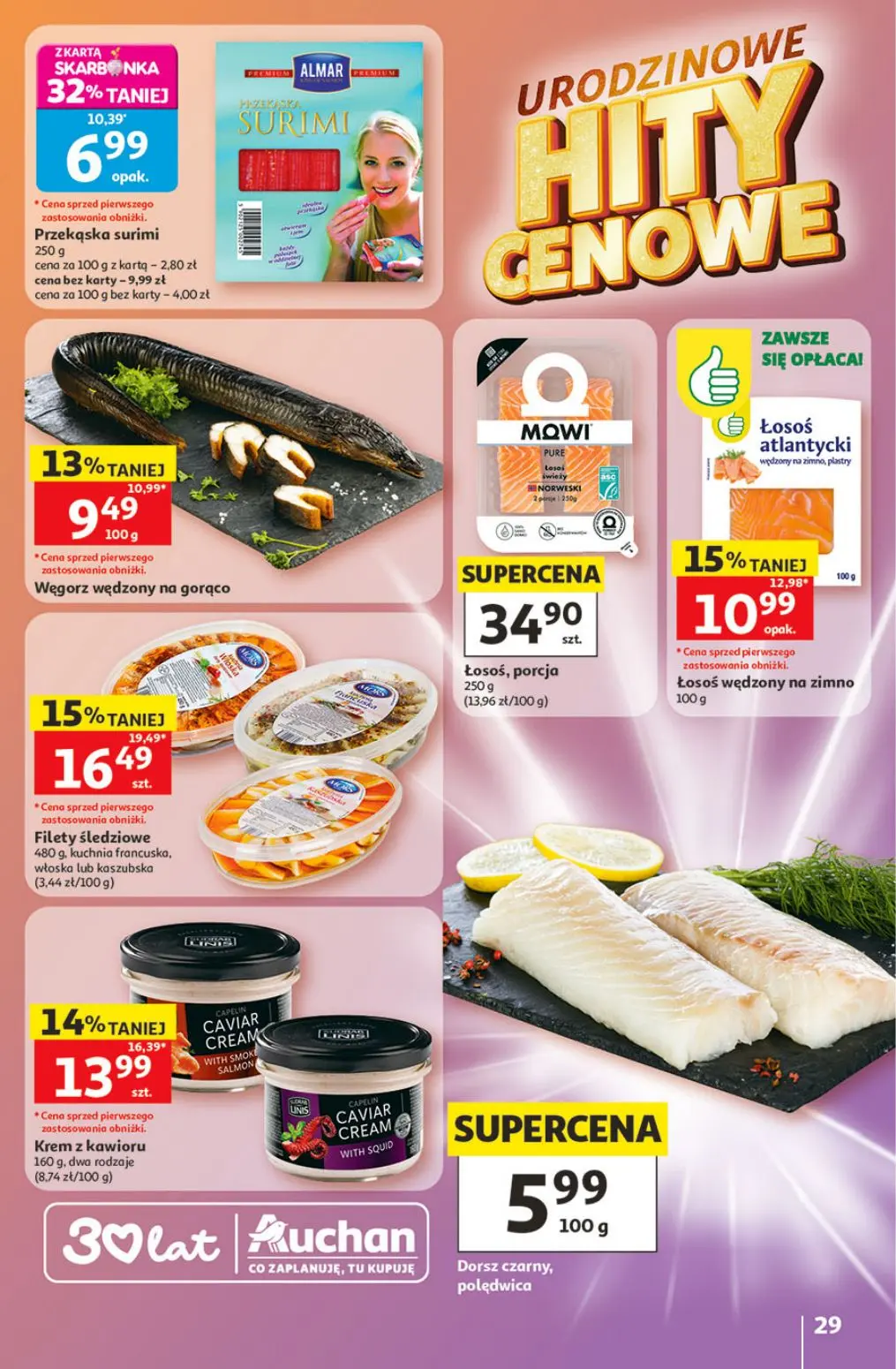 gazetka promocyjna Auchan Urodzinowe Hity Cenowe - Strona 29