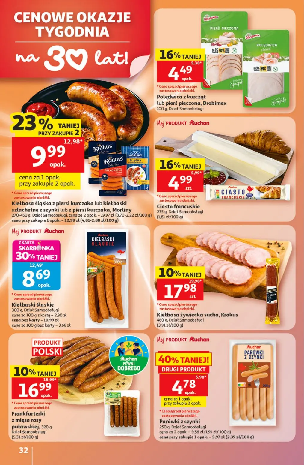 gazetka promocyjna Auchan Urodzinowe Hity Cenowe - Strona 32