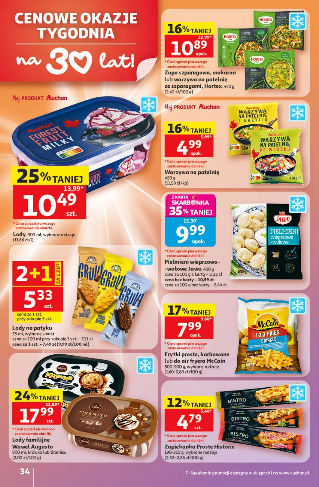 gazetka promocyjna Auchan Urodzinowe Hity Cenowe - Strona 34