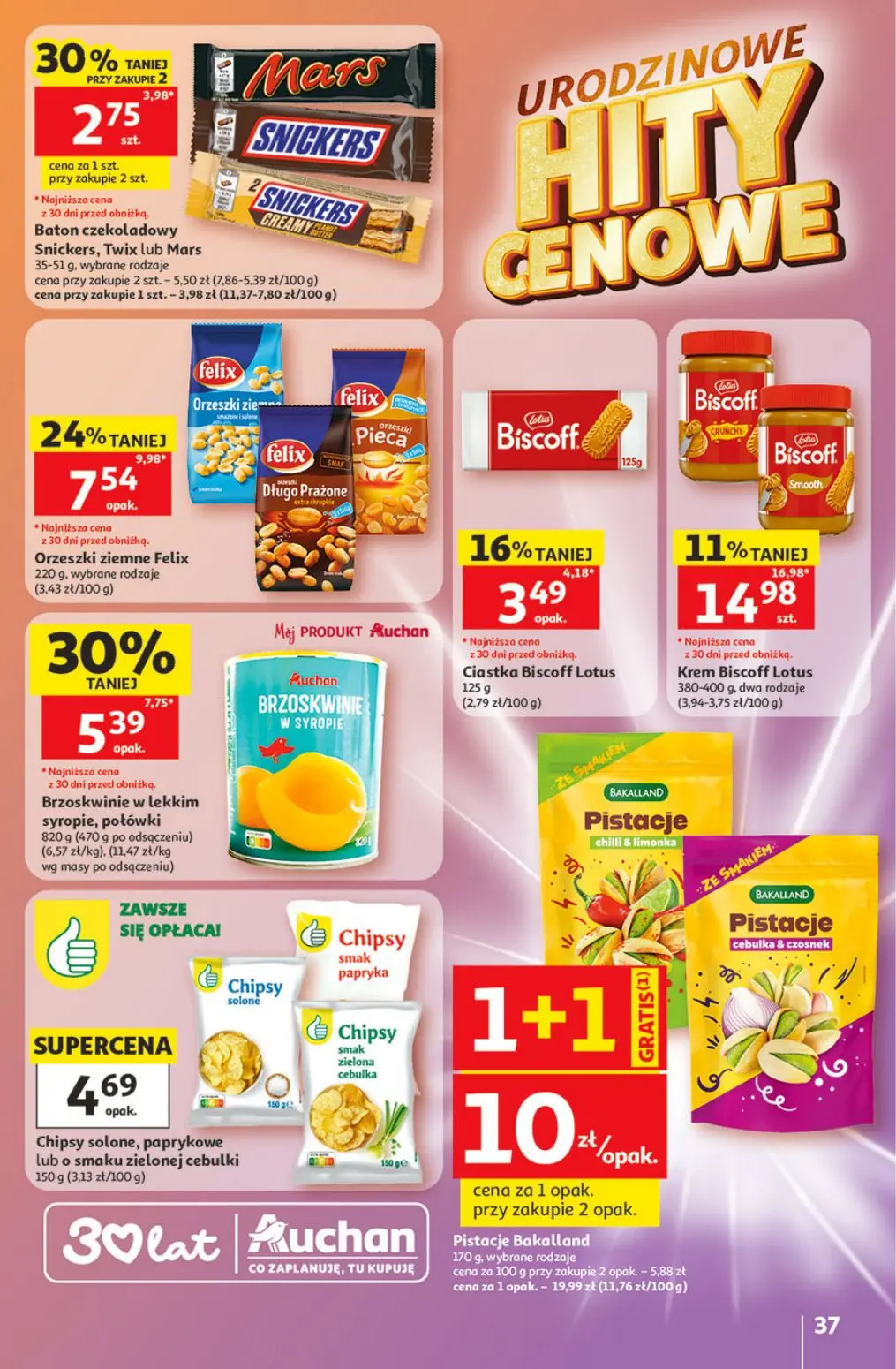 gazetka promocyjna Auchan Urodzinowe Hity Cenowe - Strona 37