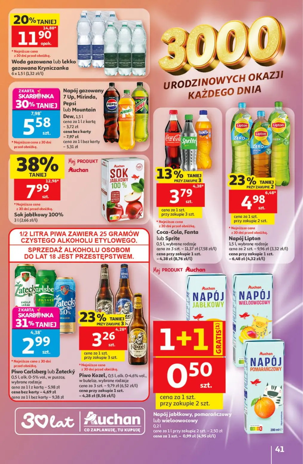 gazetka promocyjna Auchan Urodzinowe Hity Cenowe - Strona 41