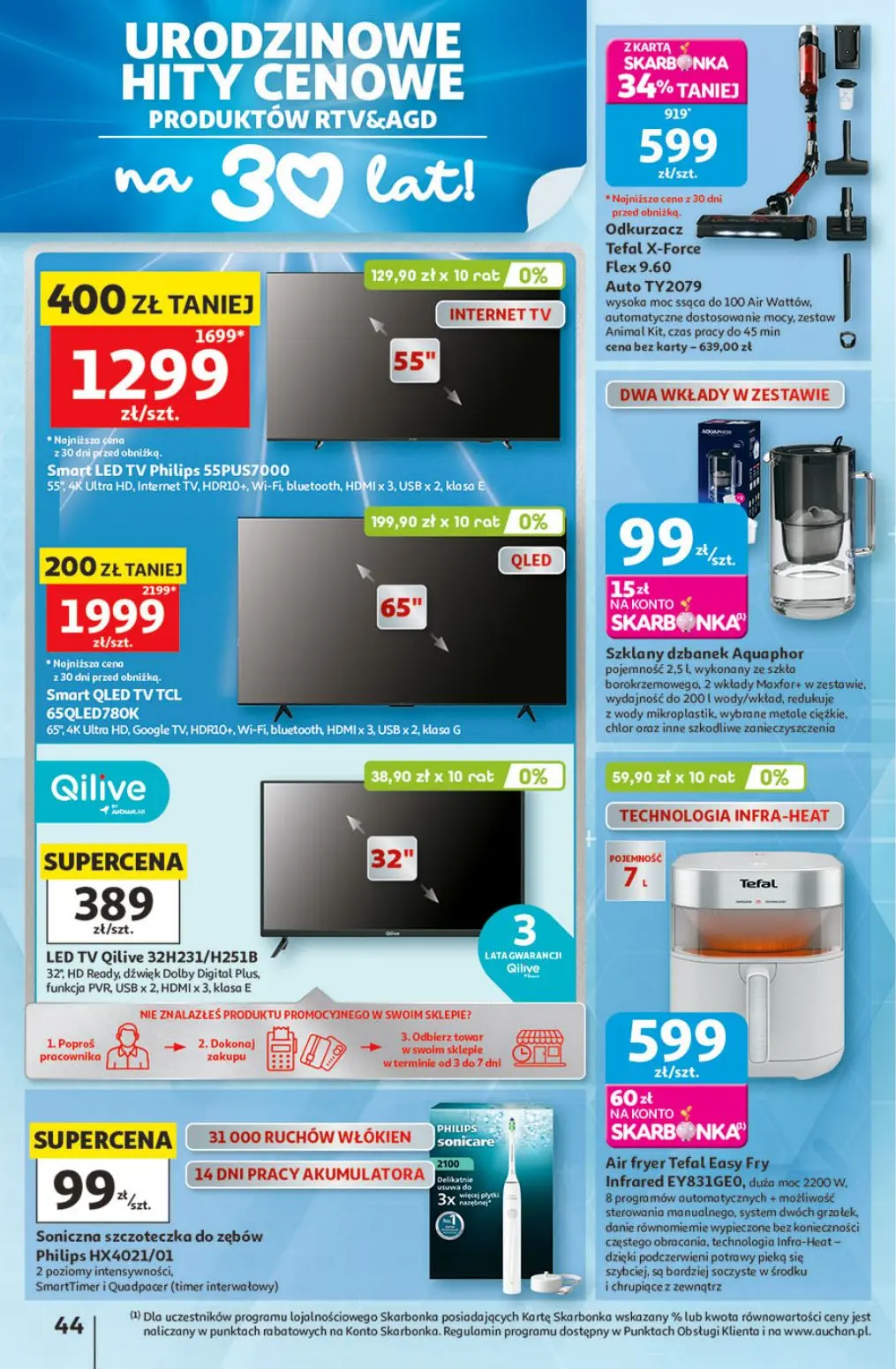 gazetka promocyjna Auchan Urodzinowe Hity Cenowe - Strona 44