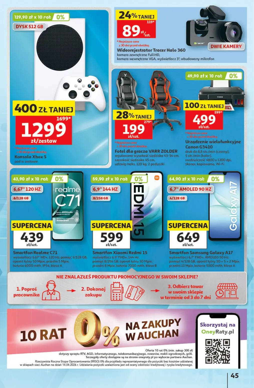 gazetka promocyjna Auchan Urodzinowe Hity Cenowe - Strona 45