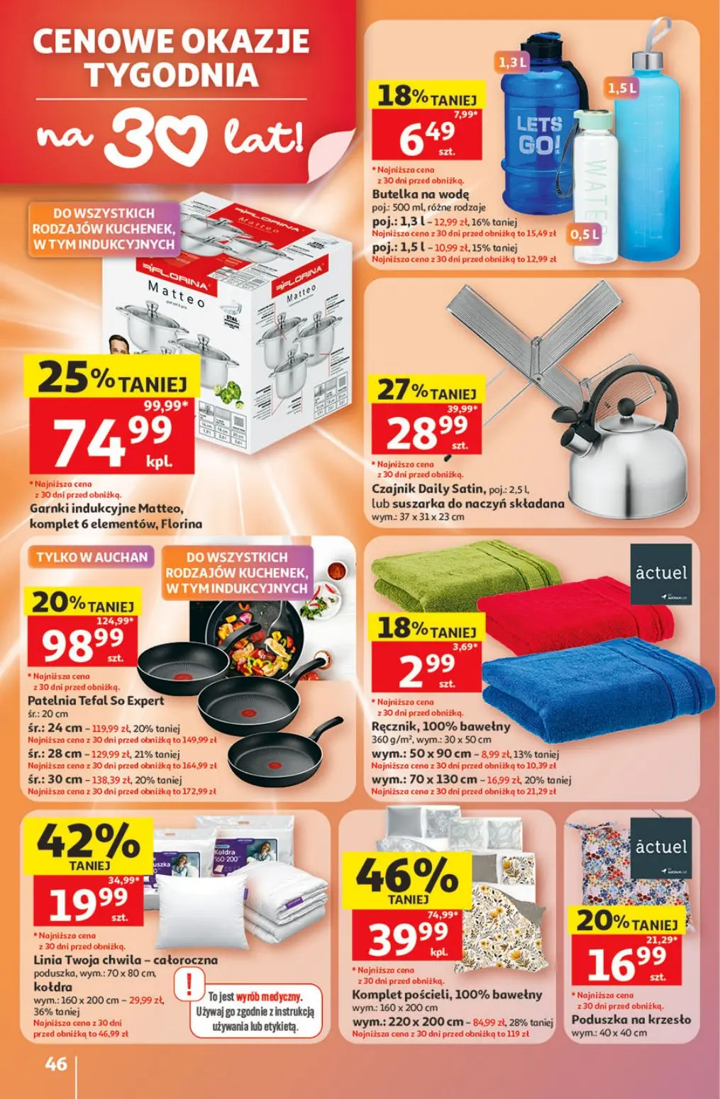 gazetka promocyjna Auchan Urodzinowe Hity Cenowe - Strona 46