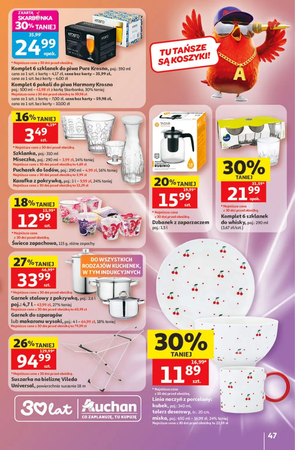 gazetka promocyjna Auchan Urodzinowe Hity Cenowe - Strona 47