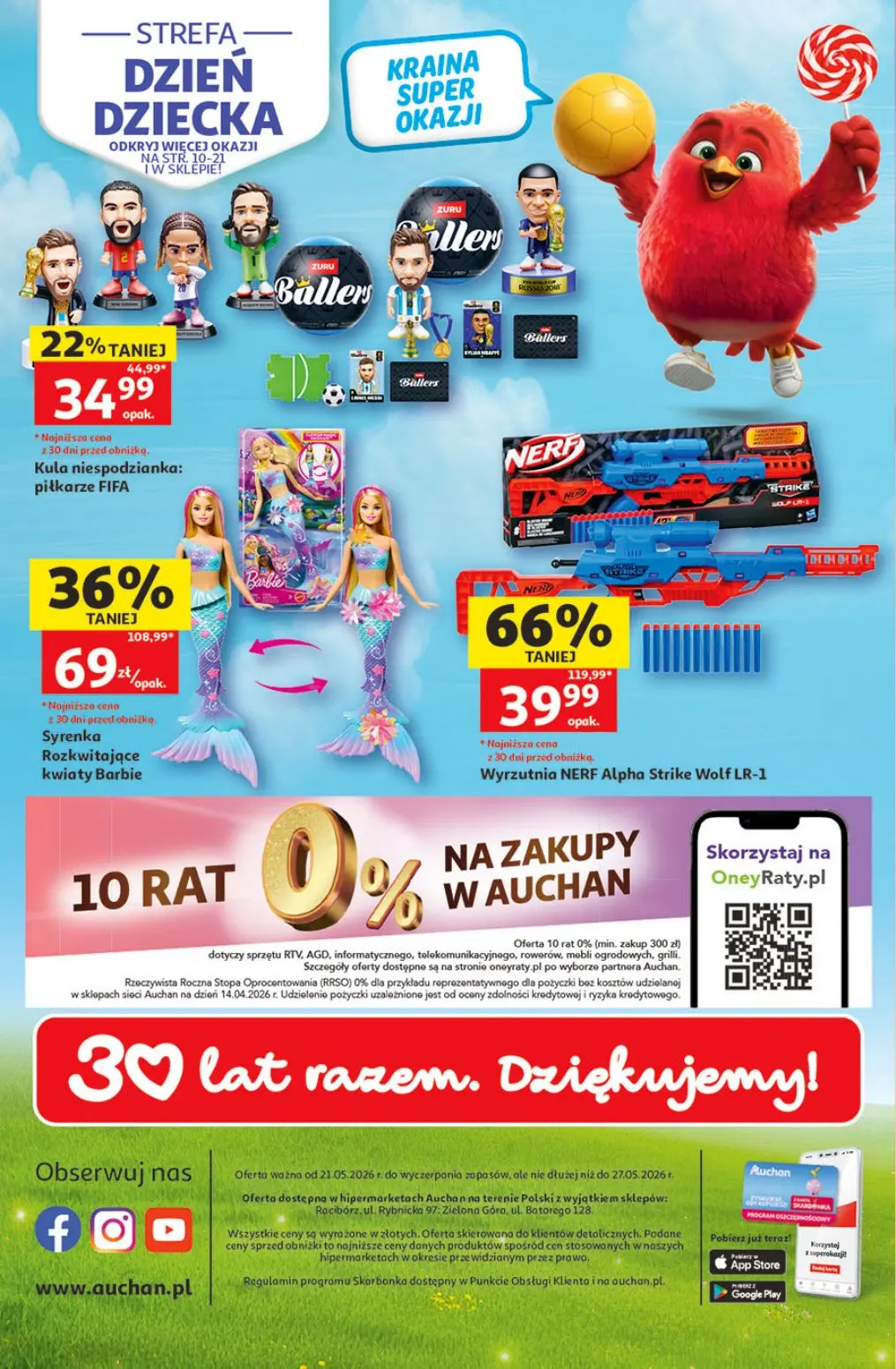 gazetka promocyjna Auchan Urodzinowe Hity Cenowe - Strona 57