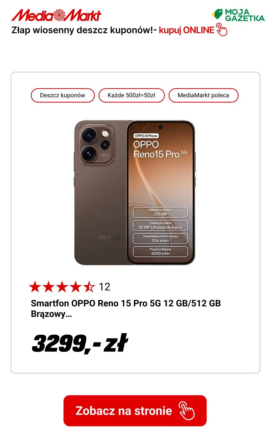 gazetka promocyjna Media Markt Złap wiosenny deszcz kuponów i kupuj taniej, tylko w myMediaMarkt - Strona 3