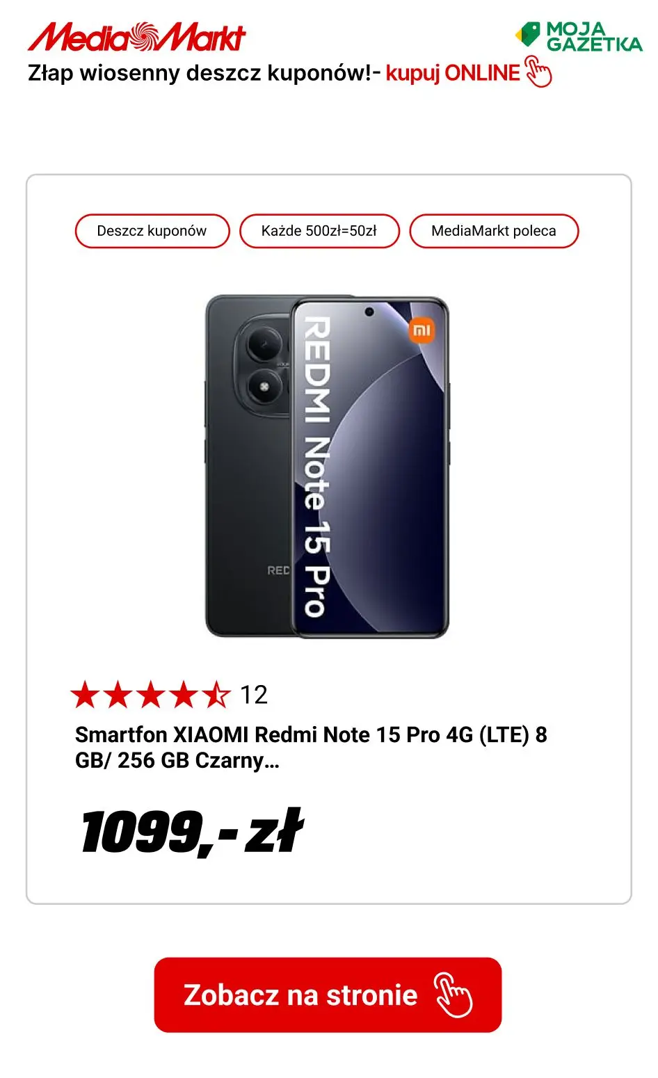 gazetka promocyjna Media Markt Złap wiosenny deszcz kuponów i kupuj taniej, tylko w myMediaMarkt - Strona 5