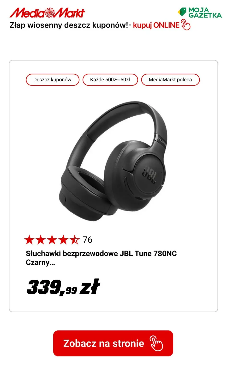 gazetka promocyjna Media Markt Złap wiosenny deszcz kuponów i kupuj taniej, tylko w myMediaMarkt - Strona 7