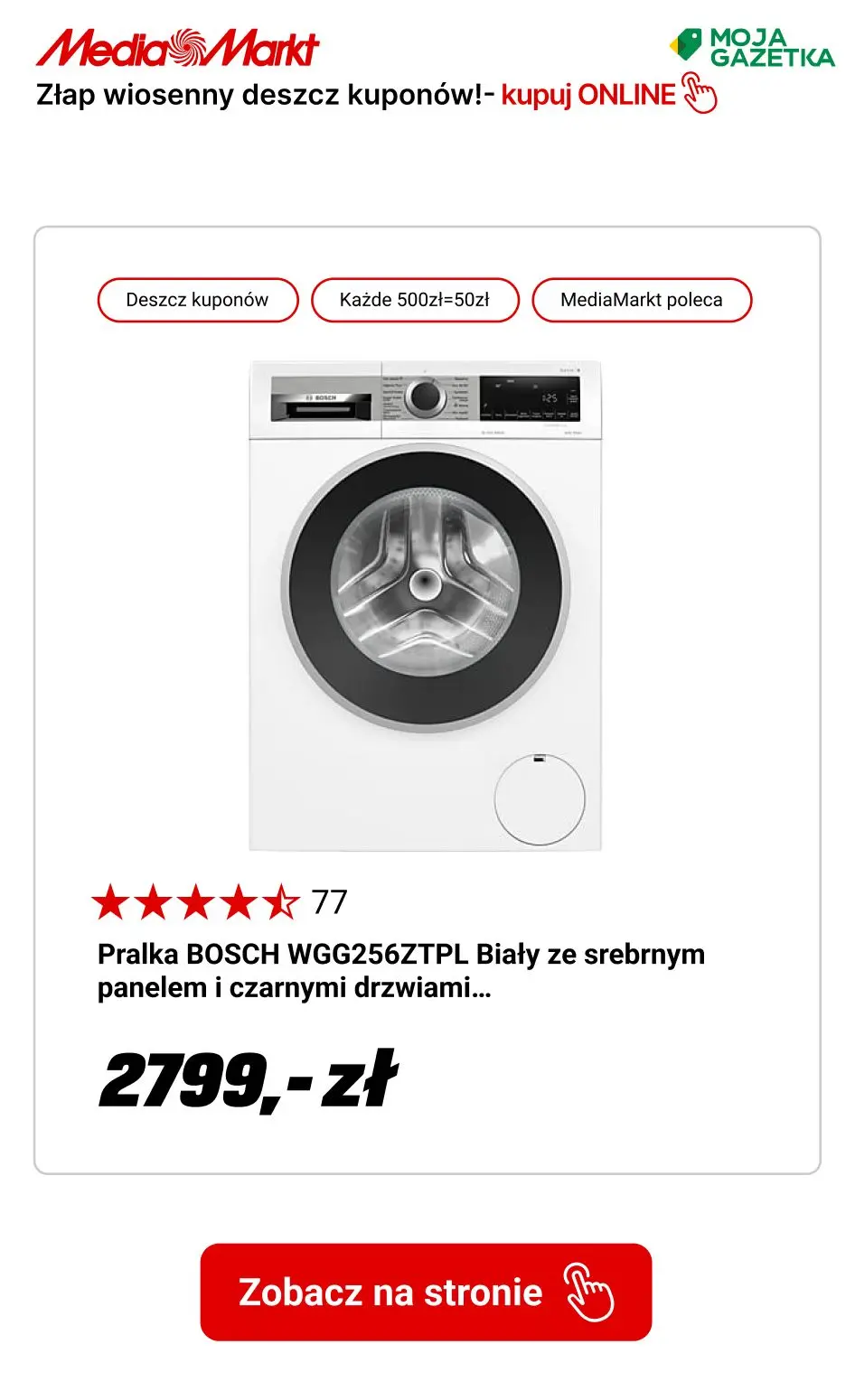 gazetka promocyjna Media Markt Złap wiosenny deszcz kuponów i kupuj taniej, tylko w myMediaMarkt - Strona 8