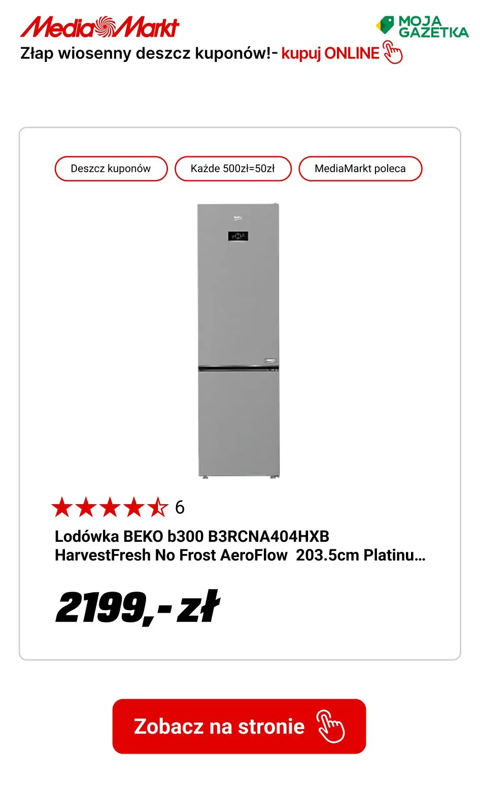 gazetka promocyjna Media Markt Złap wiosenny deszcz kuponów i kupuj taniej, tylko w myMediaMarkt - Strona 13