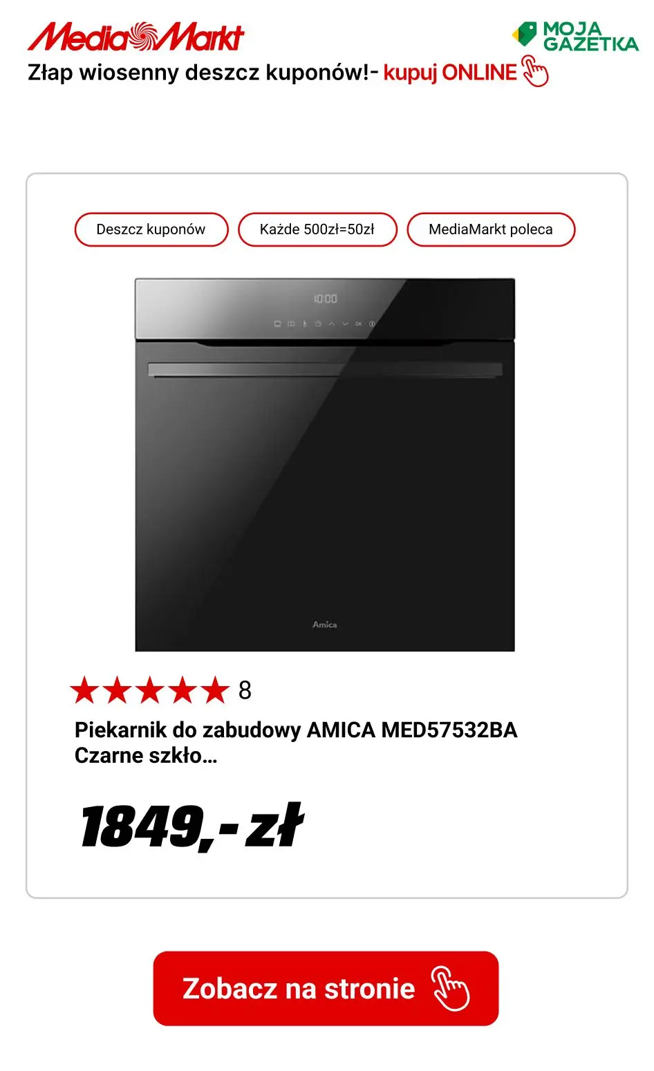 gazetka promocyjna Media Markt Złap wiosenny deszcz kuponów i kupuj taniej, tylko w myMediaMarkt - Strona 14