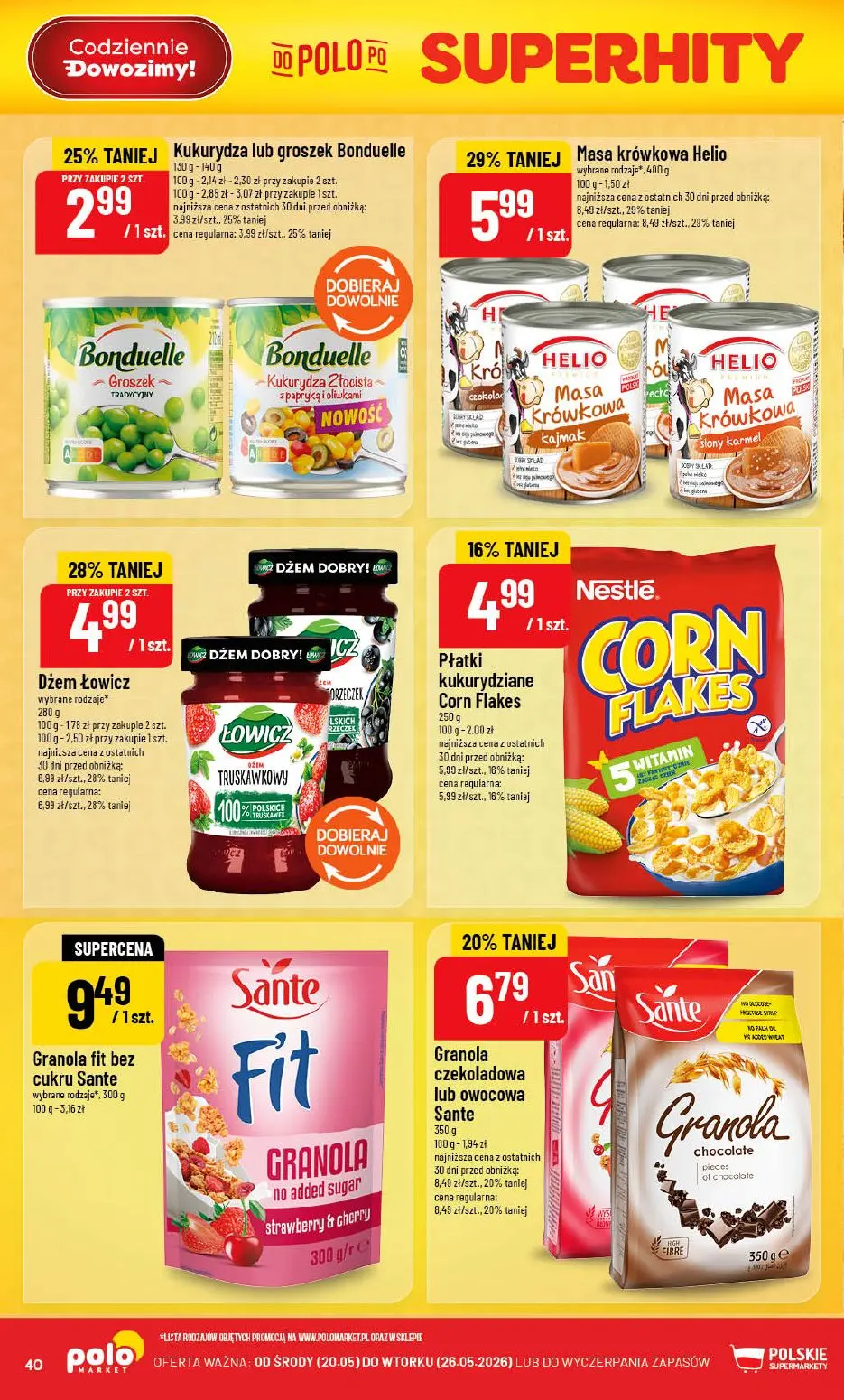 gazetka promocyjna POLOmarket Kujawsko-pomorskie, Zachodniopomorskie, Pomorskie - Mamy okazje - Strona 40
