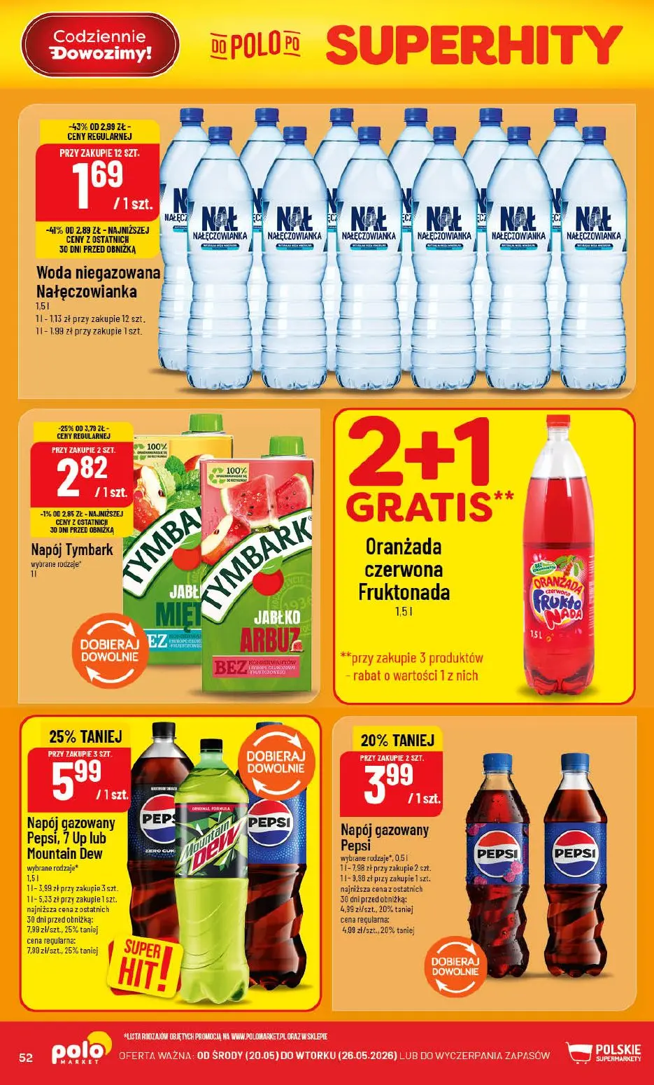 gazetka promocyjna POLOmarket Kujawsko-pomorskie, Zachodniopomorskie, Pomorskie - Mamy okazje - Strona 52